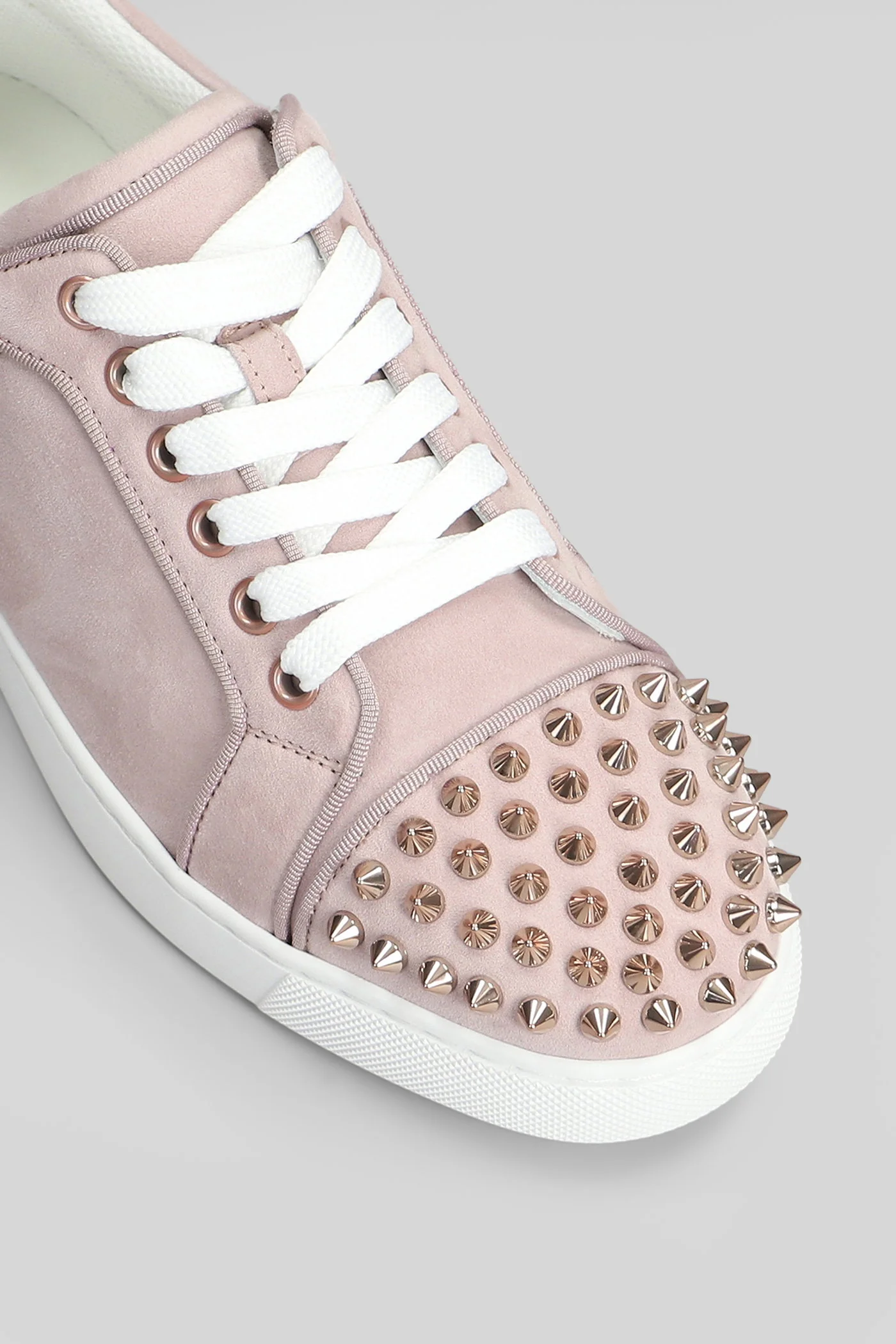 Louis Junior Spikes Sneakers in rose-pink suede - Image 35