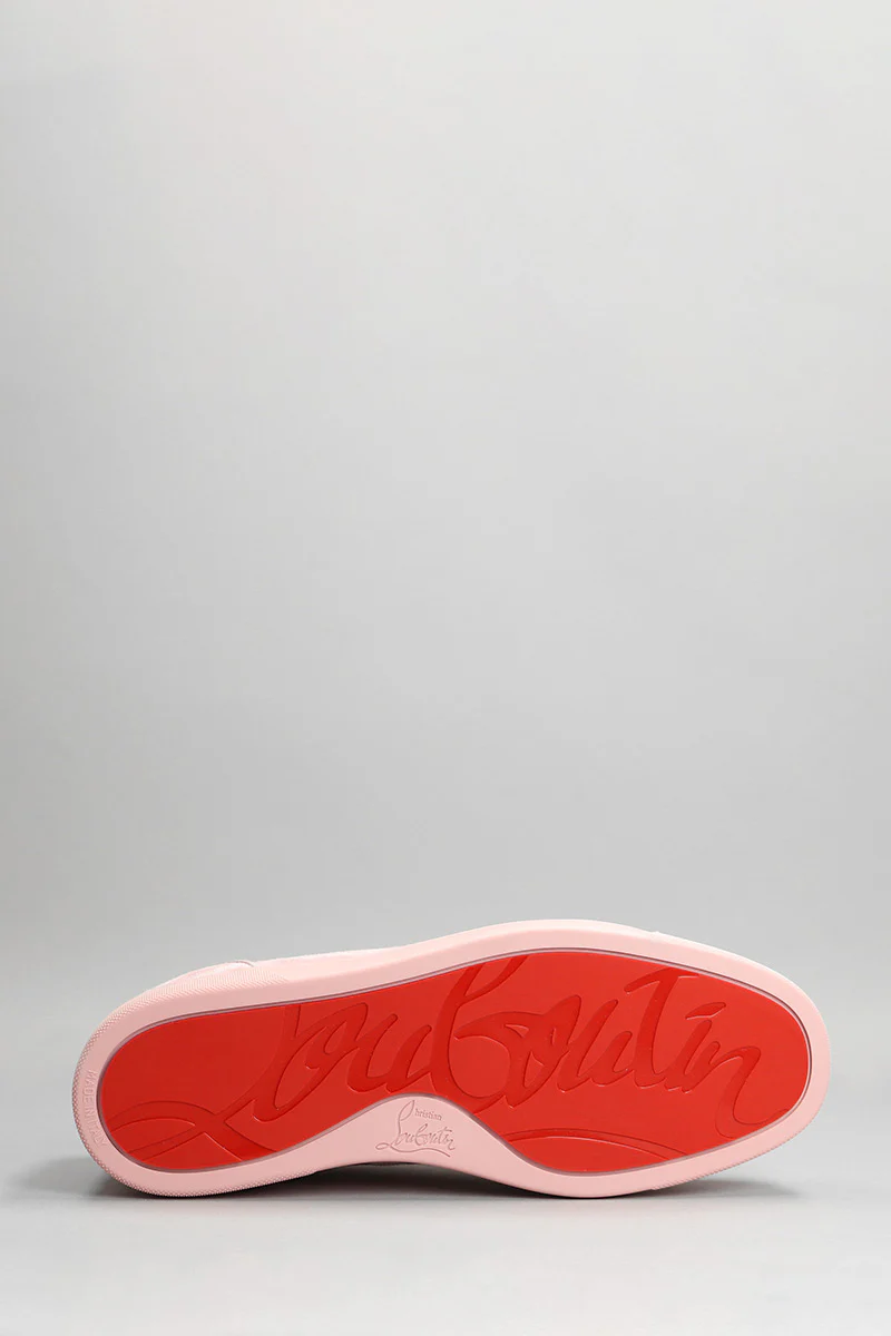 Louis junior spikes Sneakers in rose-pink suede - Image 5