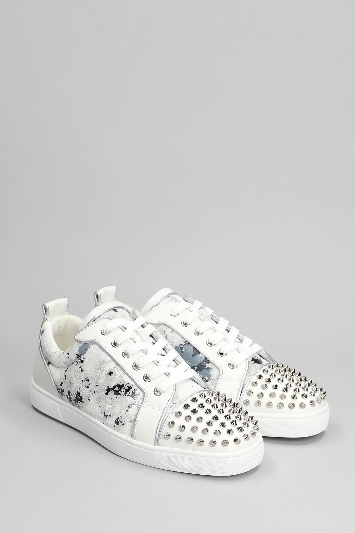 Louis junior spikes Sneakers in white leather - Image 2