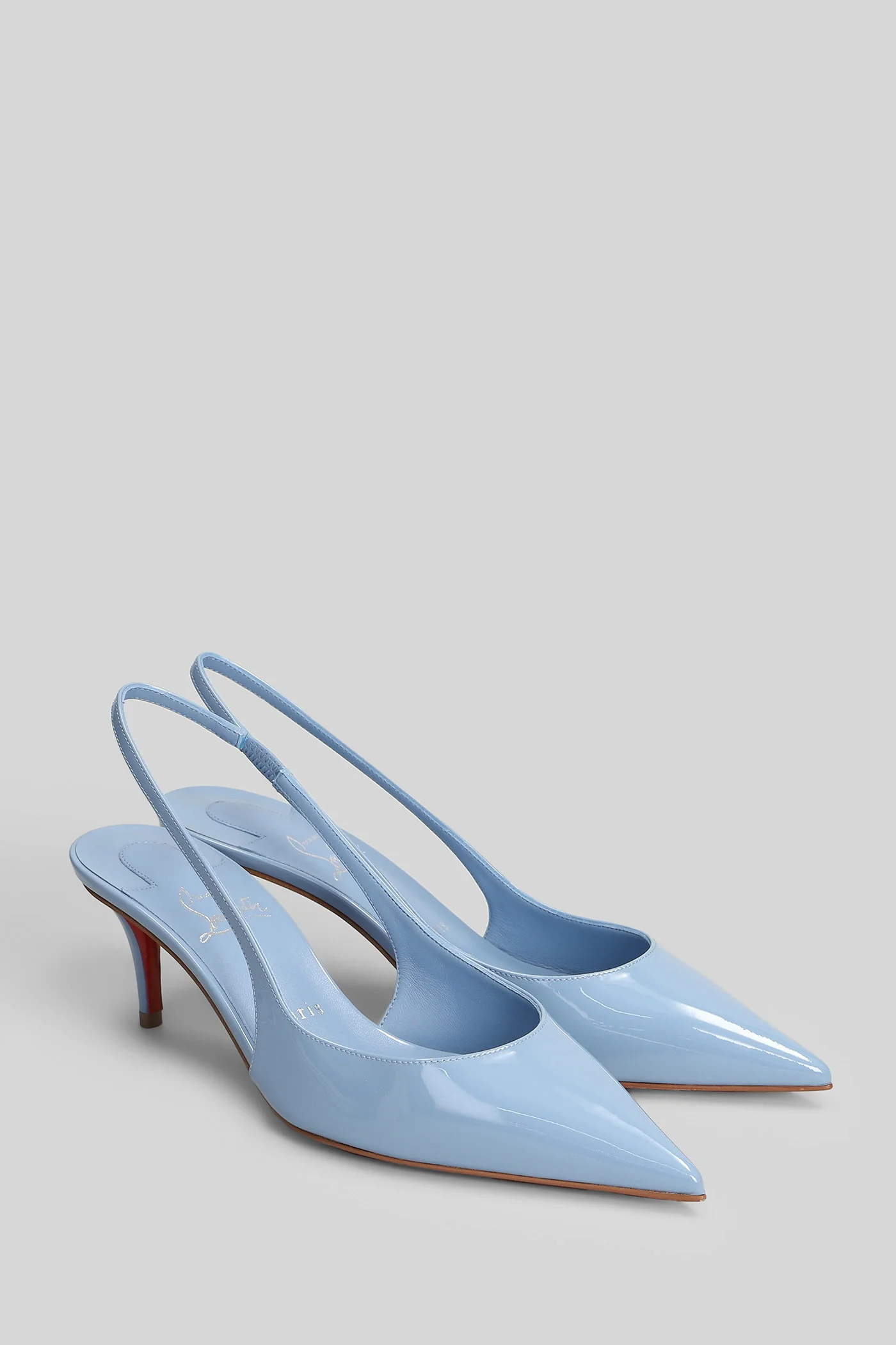 Miss z 60 Pumps in cyan patent leather - Image 2