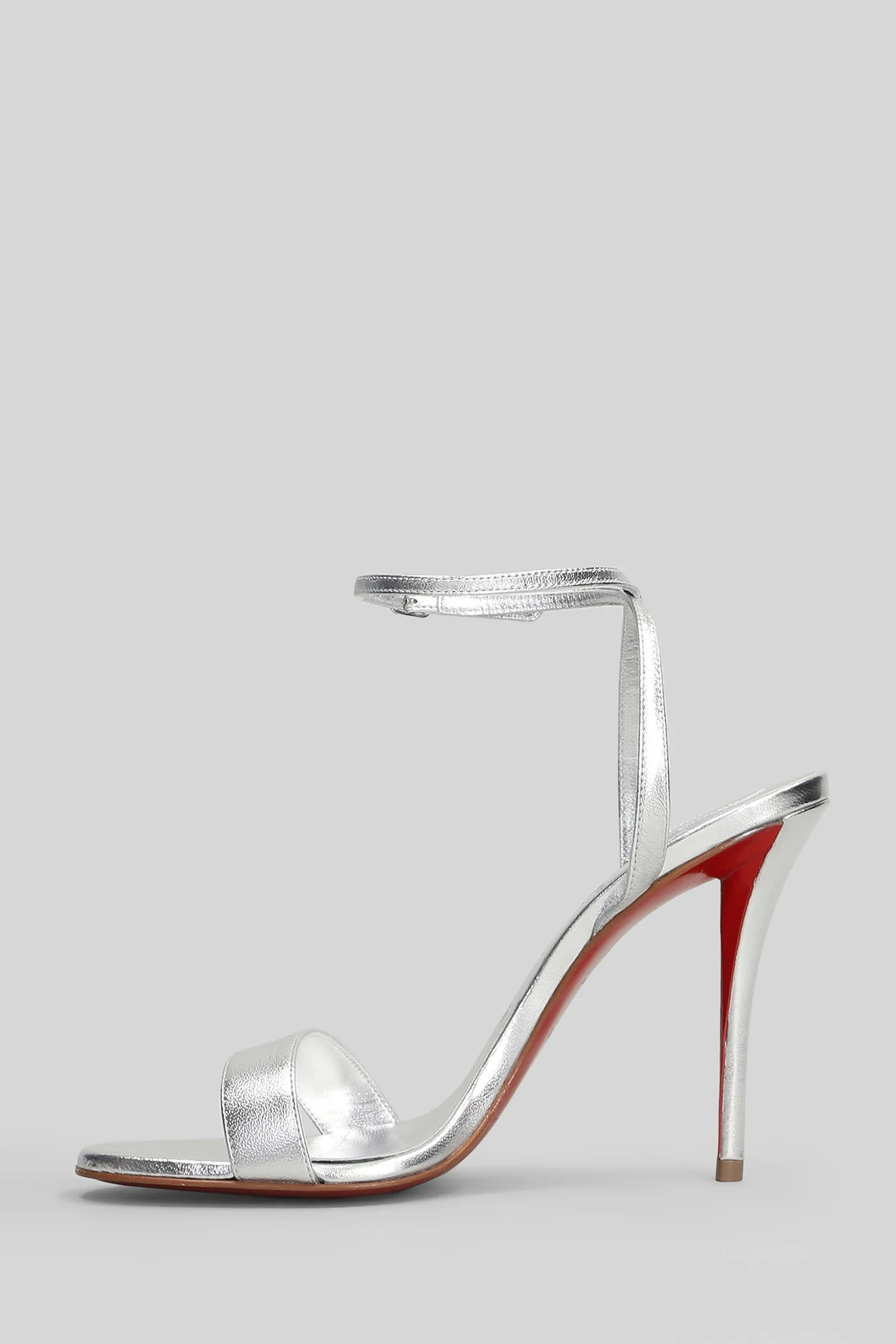 Miss z sandal 100 Sandals in silver leather - Image 3