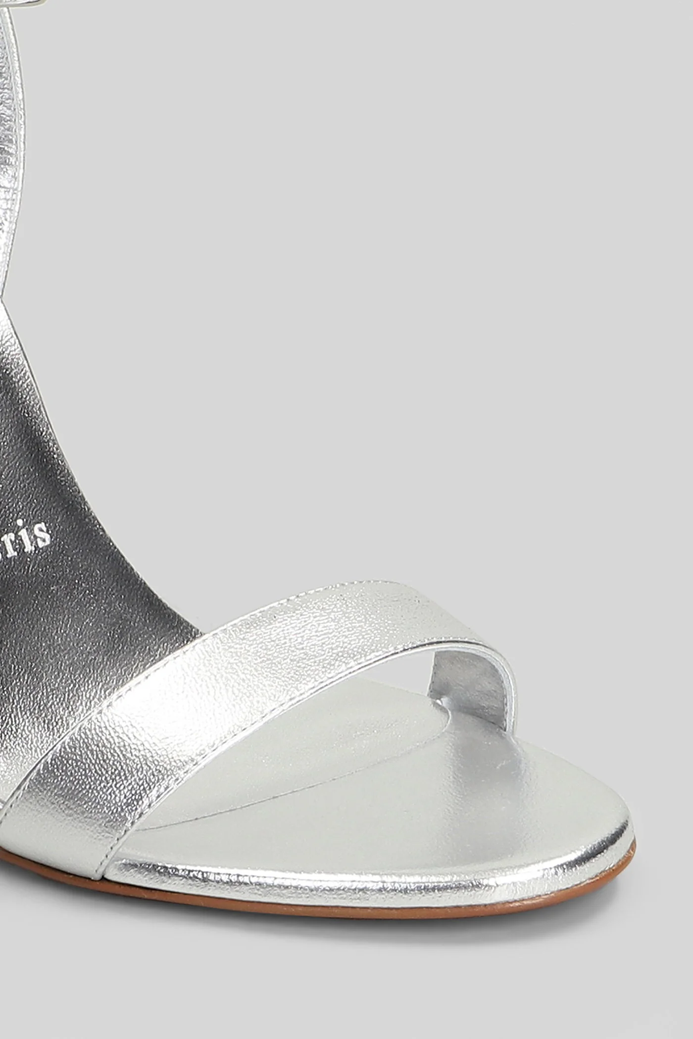 Miss z sandal 100 Sandals in silver leather - Image 5
