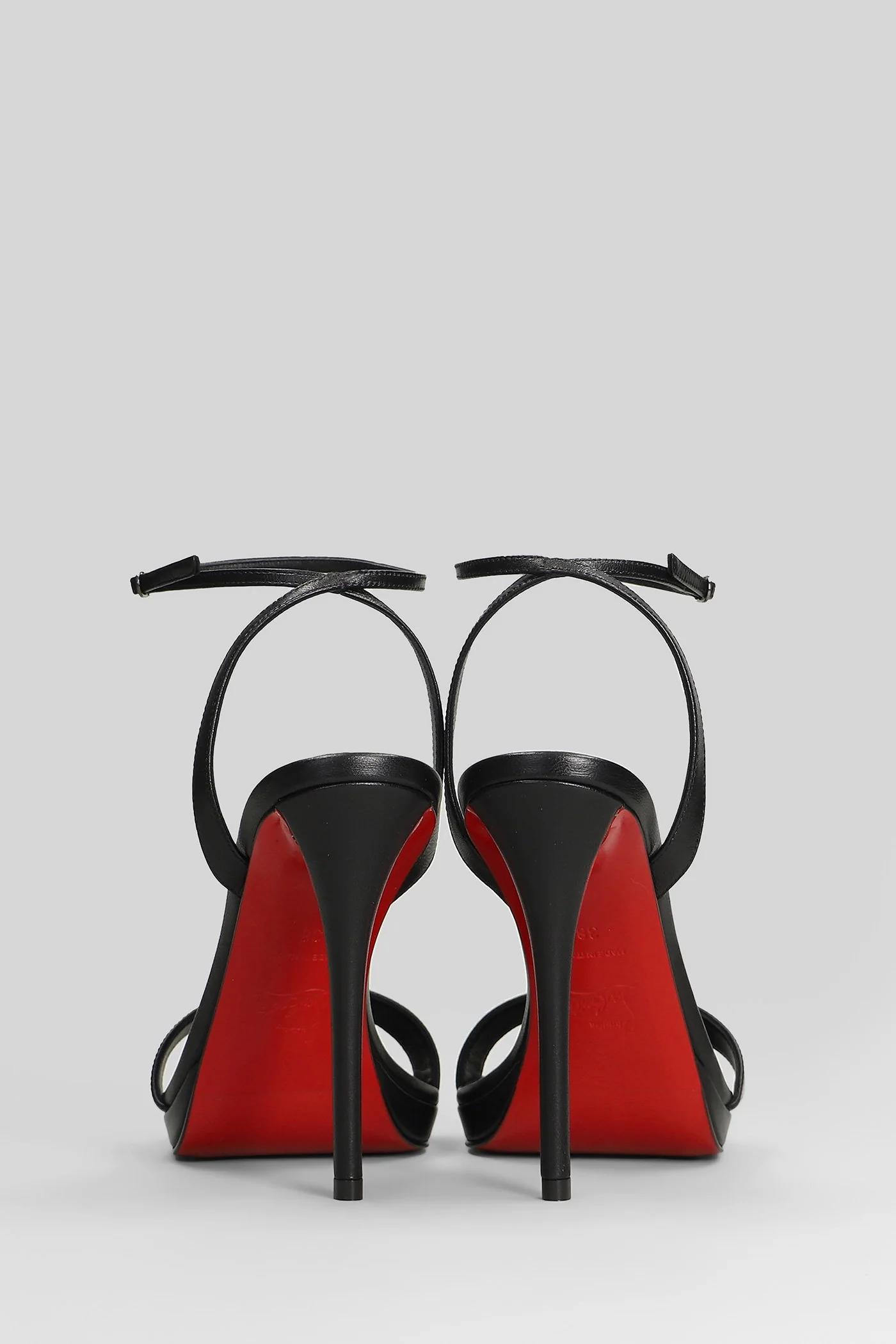 Miss z sandal 120 Sandals in black leather - Image 4