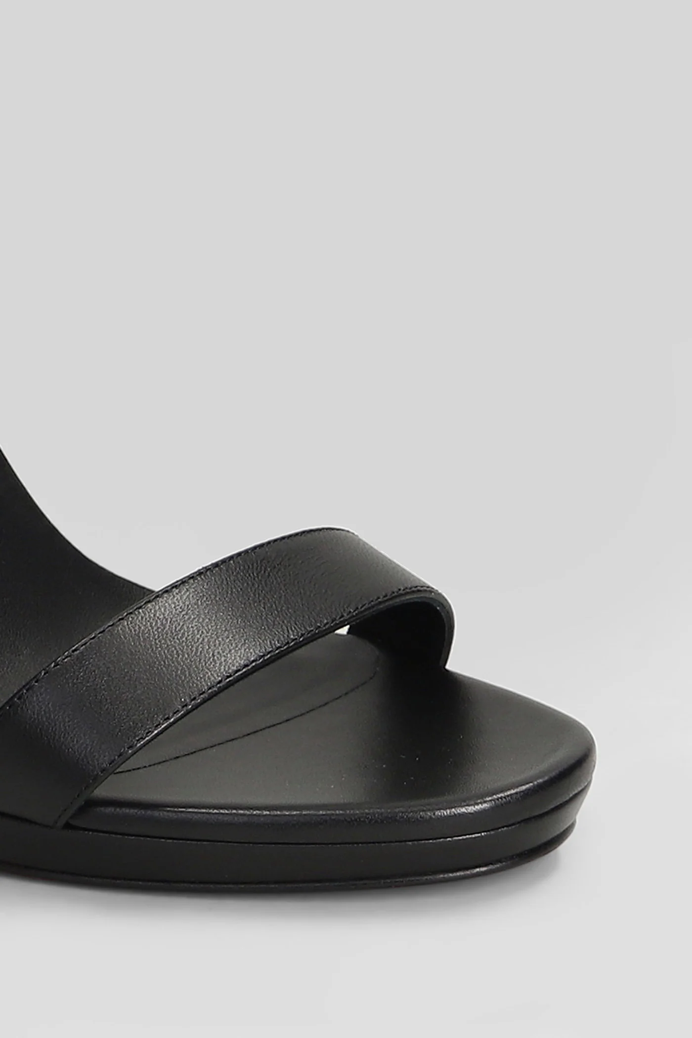 Miss z sandal 120 Sandals in black leather - Image 5