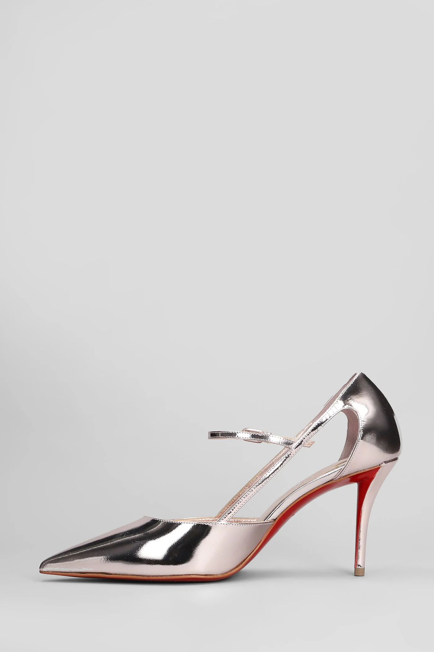Miss z strap 80 Pumps in rose-pink leather - Image 3