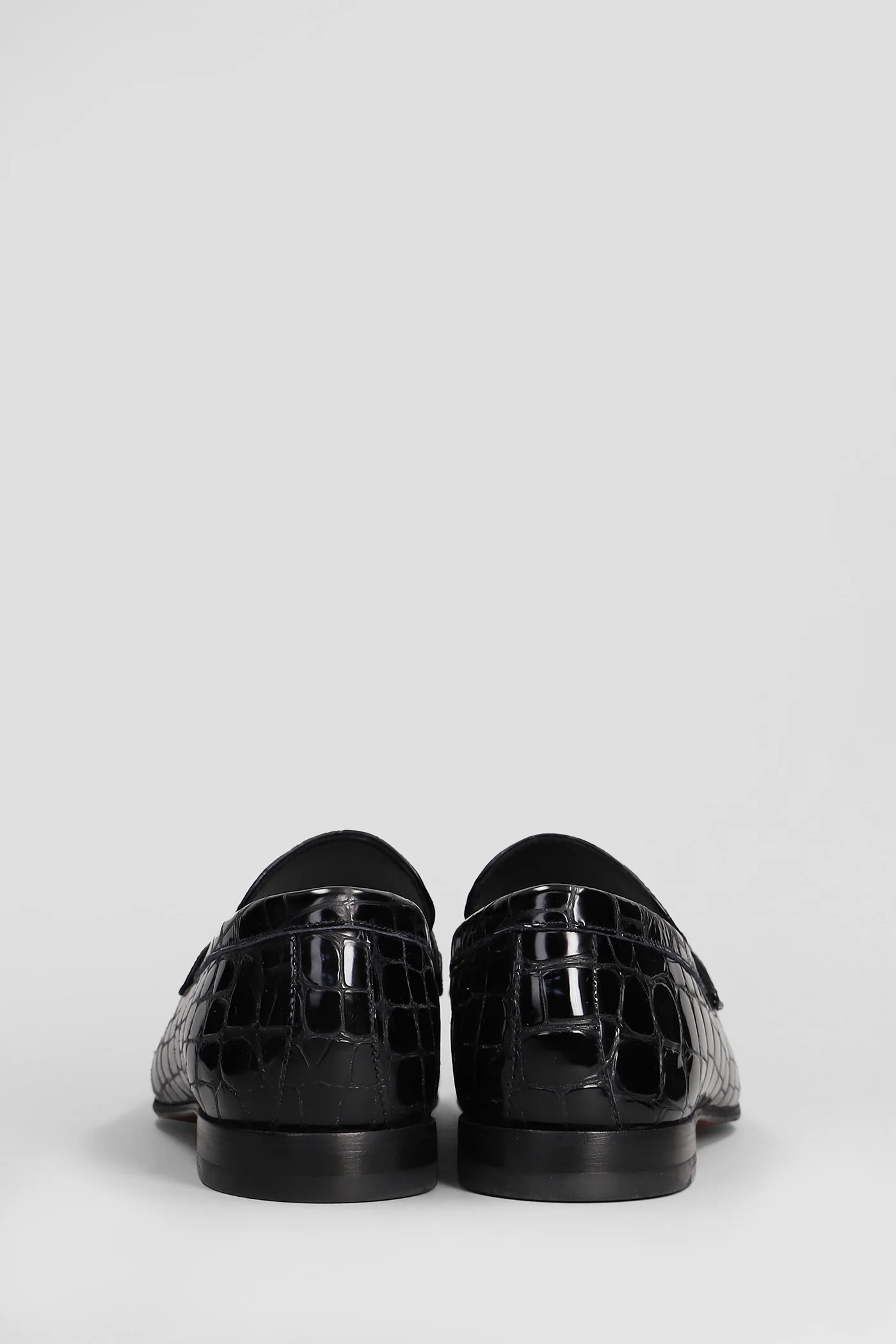 Mj moc Loafers in black leather - Image 4
