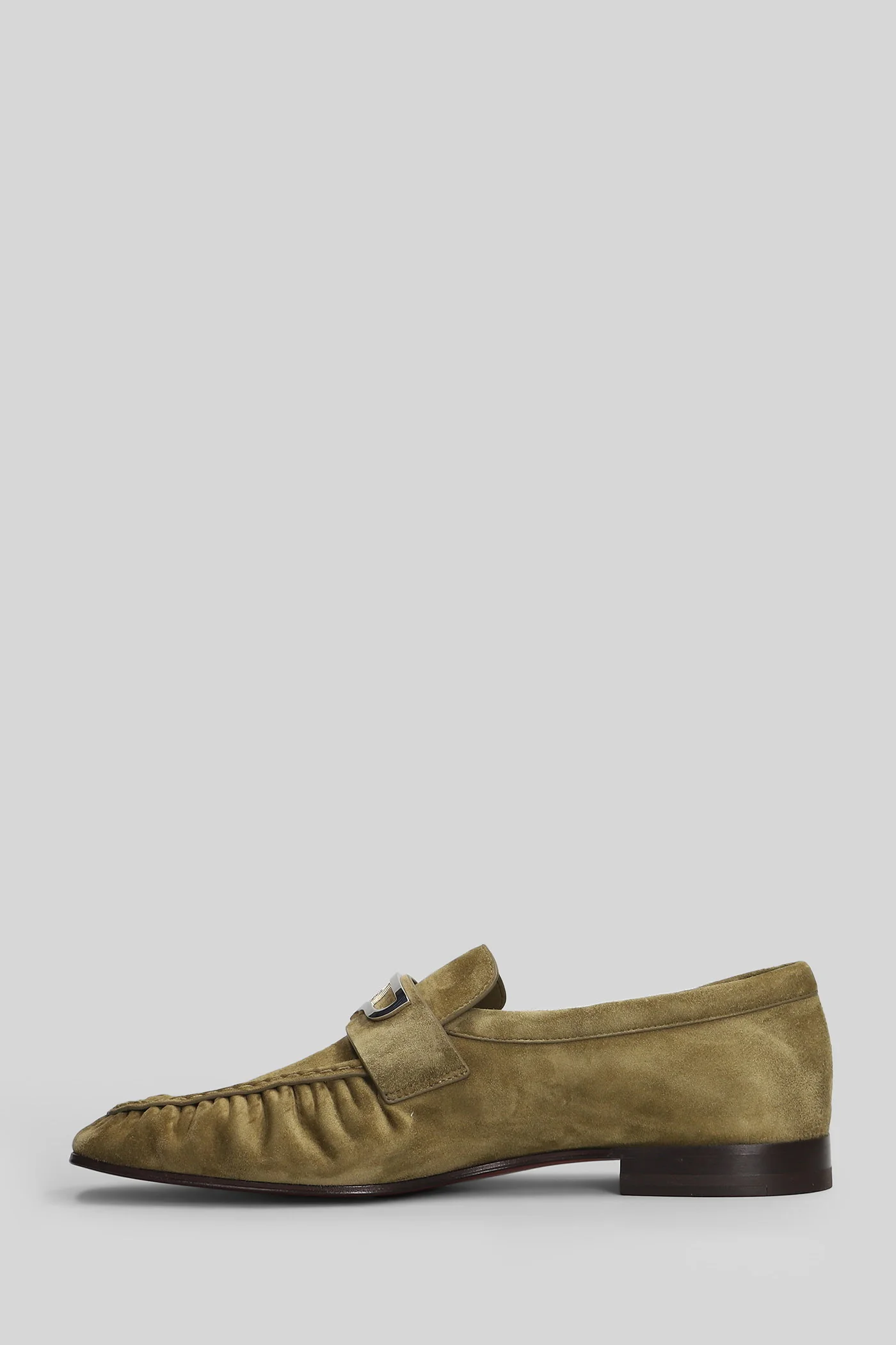 Mocallista Loafers in green suede - Image 3