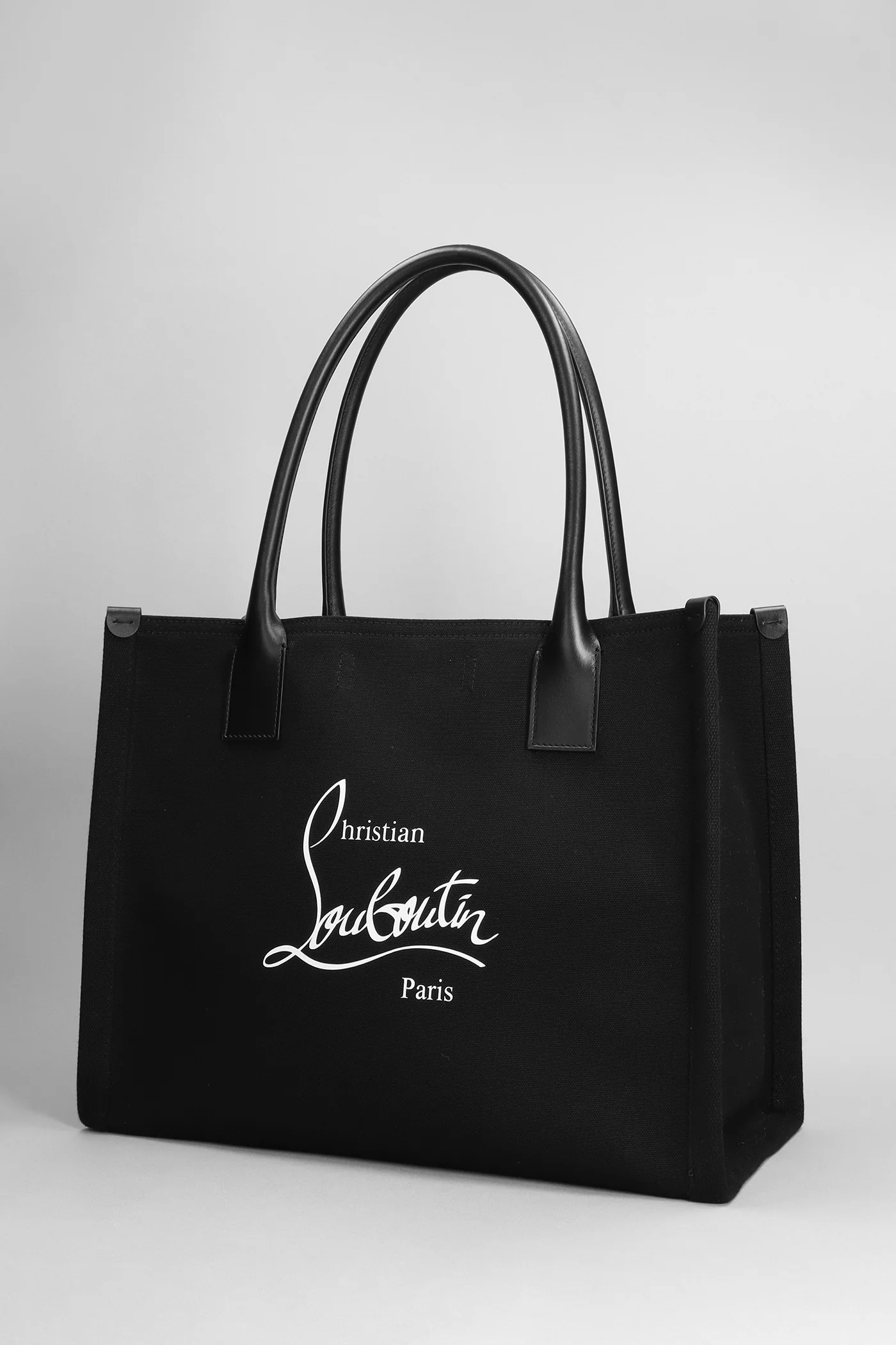Nastroloubi Tote in black cotton - Image 2
