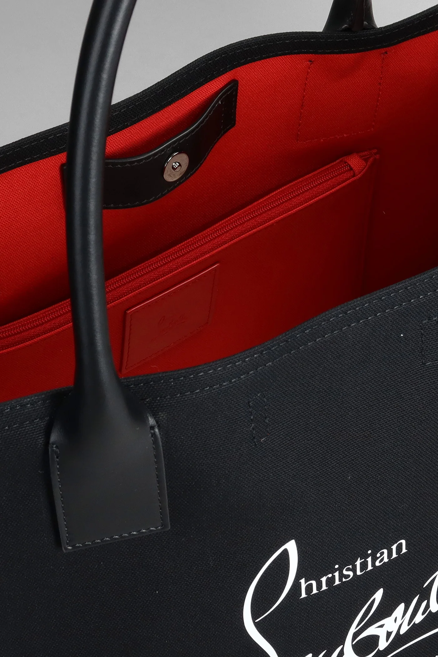 Nastroloubi Tote in black cotton - Image 4