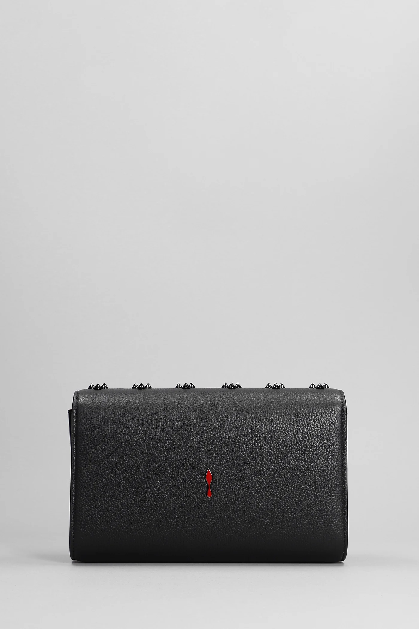 Paloma clutch Shoulder bag in black leather - Image 3