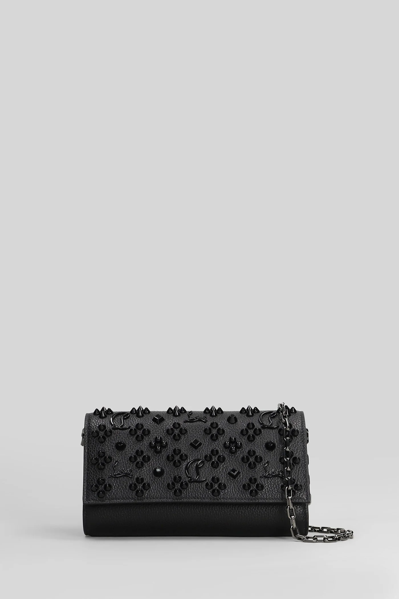 Paloma wallet Shoulder bag in black leather