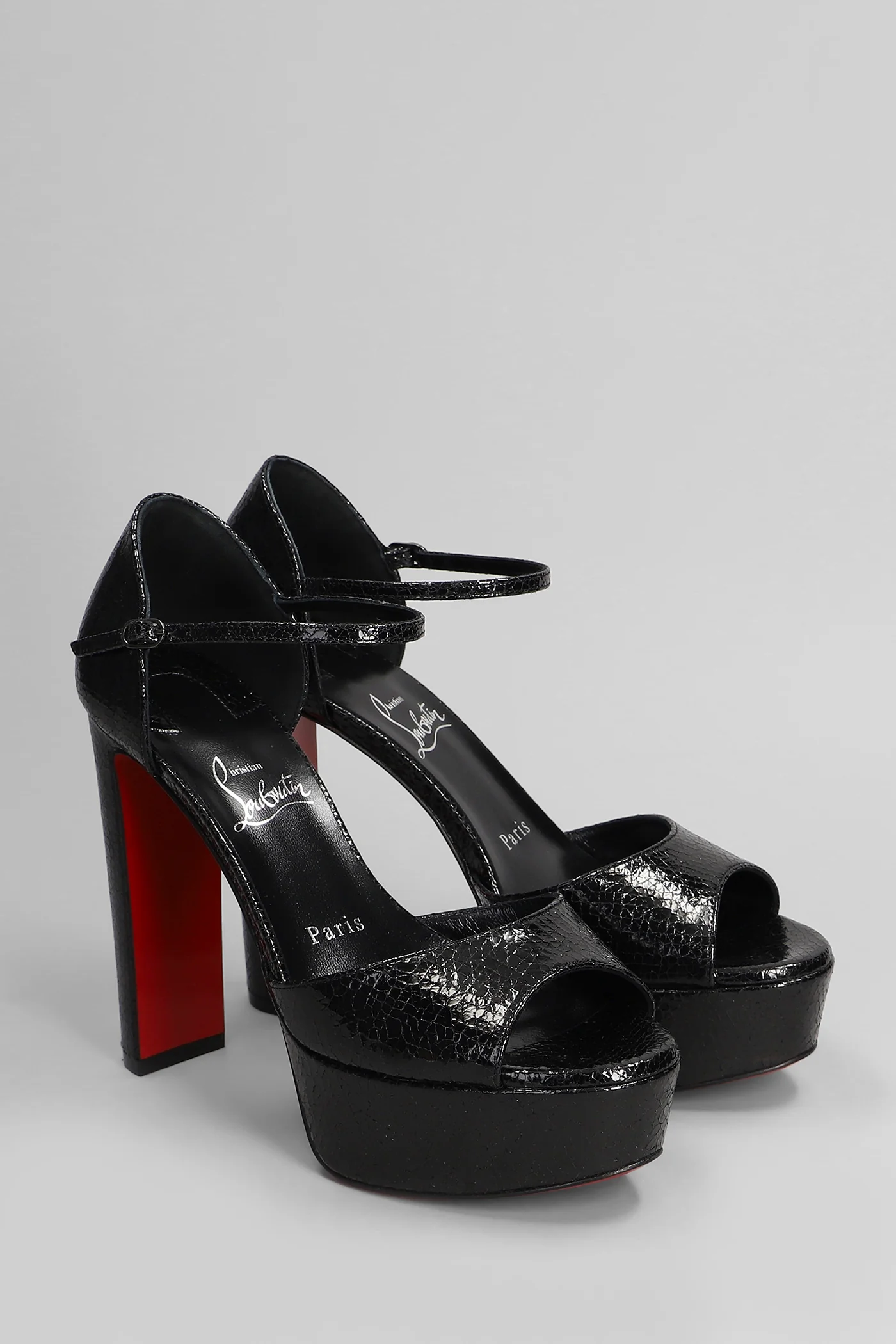 Sandaloo 130 Sandals in black leather - Image 2