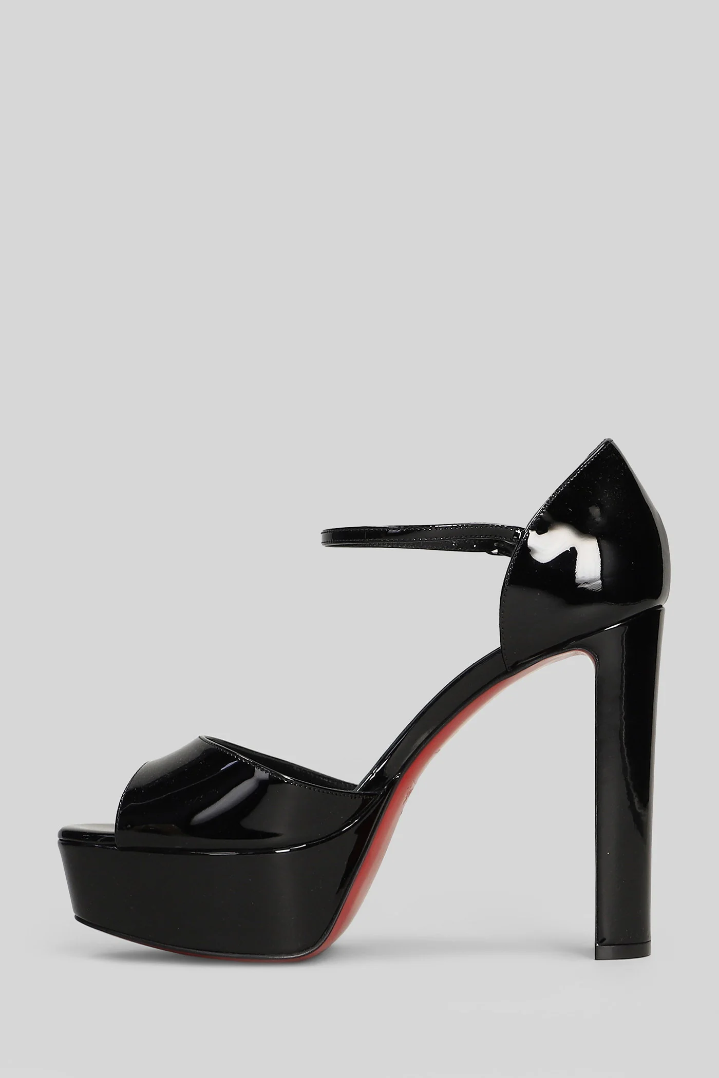 Sandaloo 130 Sandals in black patent leather - Image 3