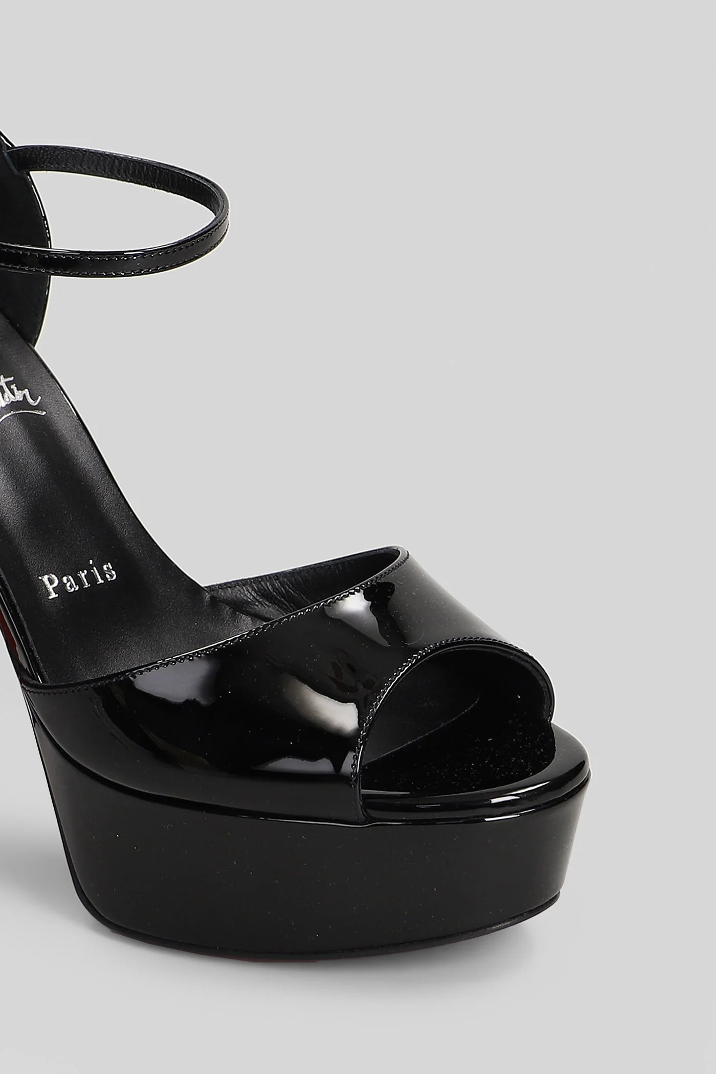 Sandaloo 130 Sandals in black patent leather - Image 5