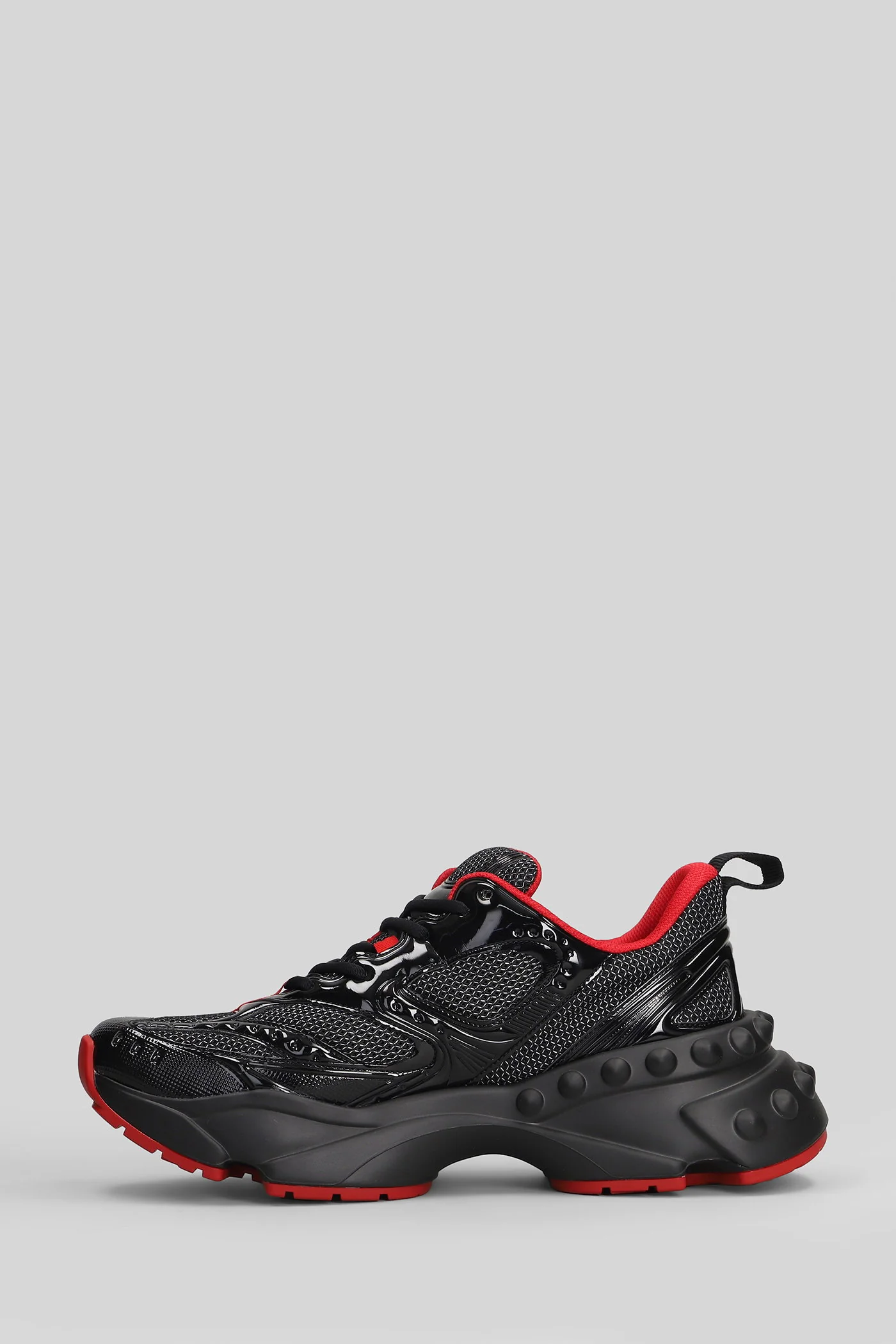So flo flat Sneakers in black polyamide - Image 3