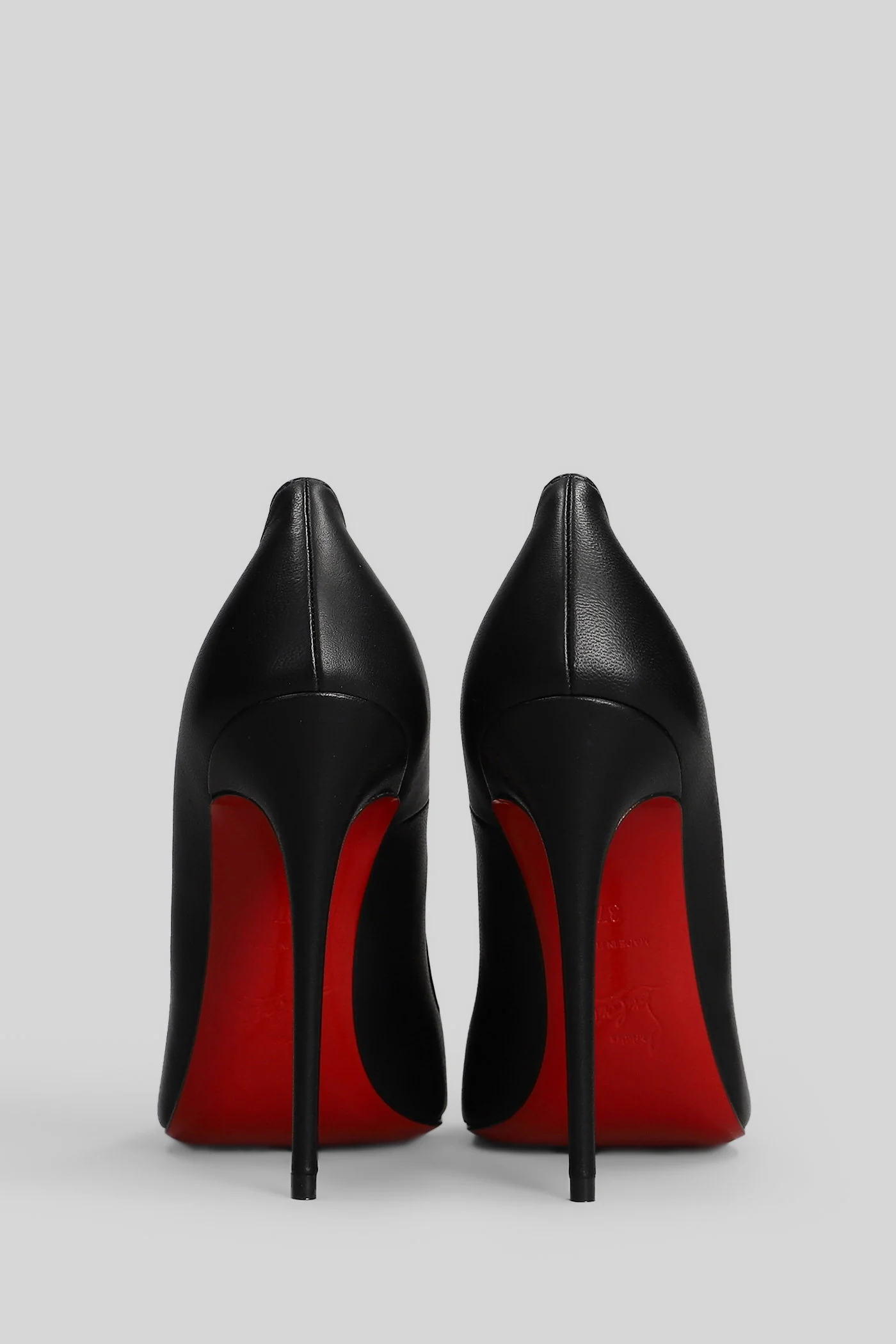 So kate 120 Pumps in black leather - Image 4