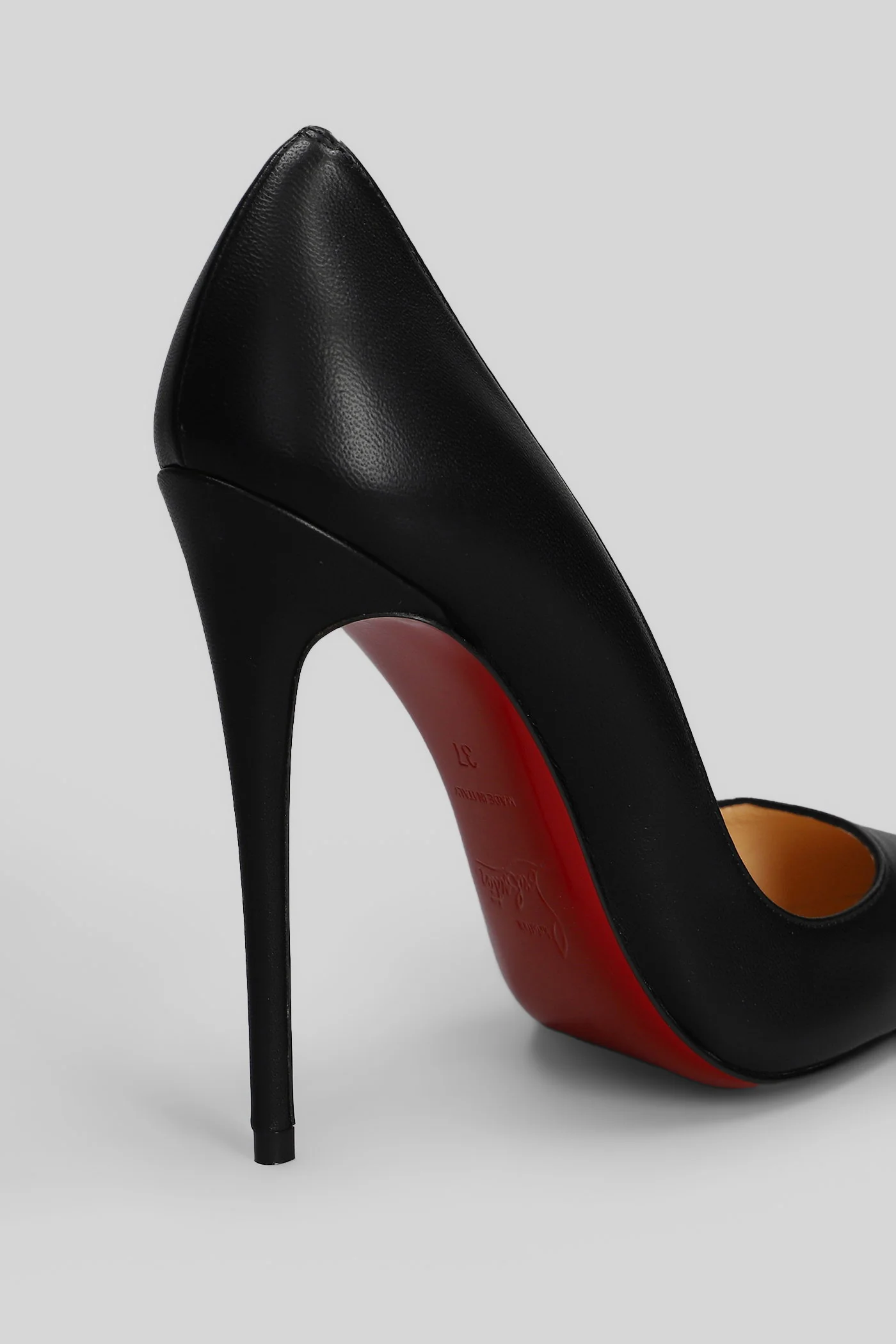 So kate 120 Pumps in black leather - Image 5