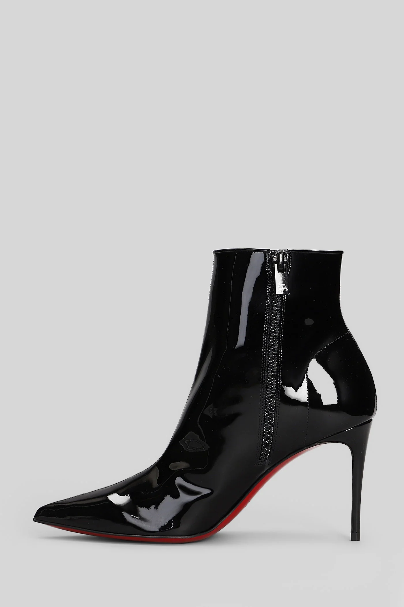 Sporty kate booty High heels Ankle boots in black patent leather - Image 3