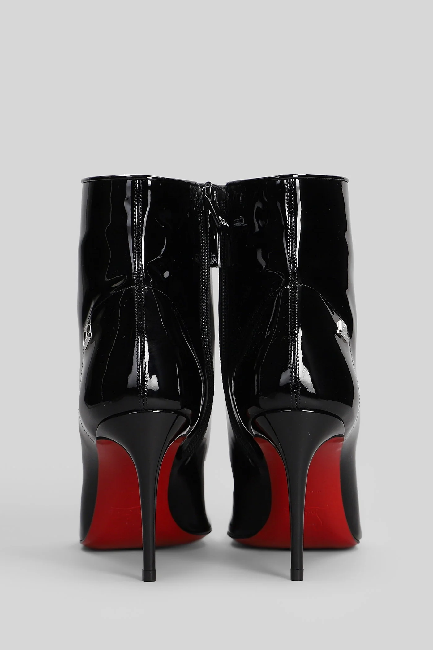 Sporty kate booty High heels Ankle boots in black patent leather - Image 4