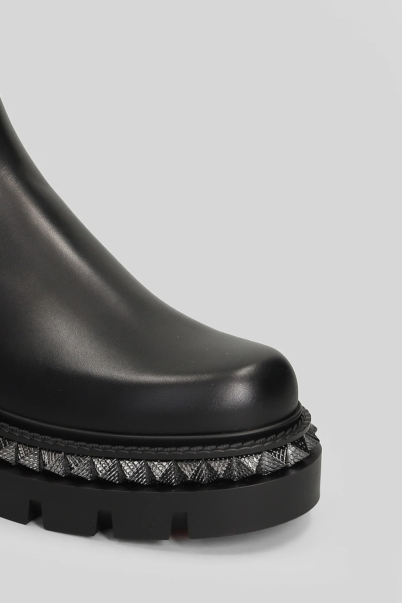 St emilia pyraclou High heels Ankle boots in black leather - Image 5