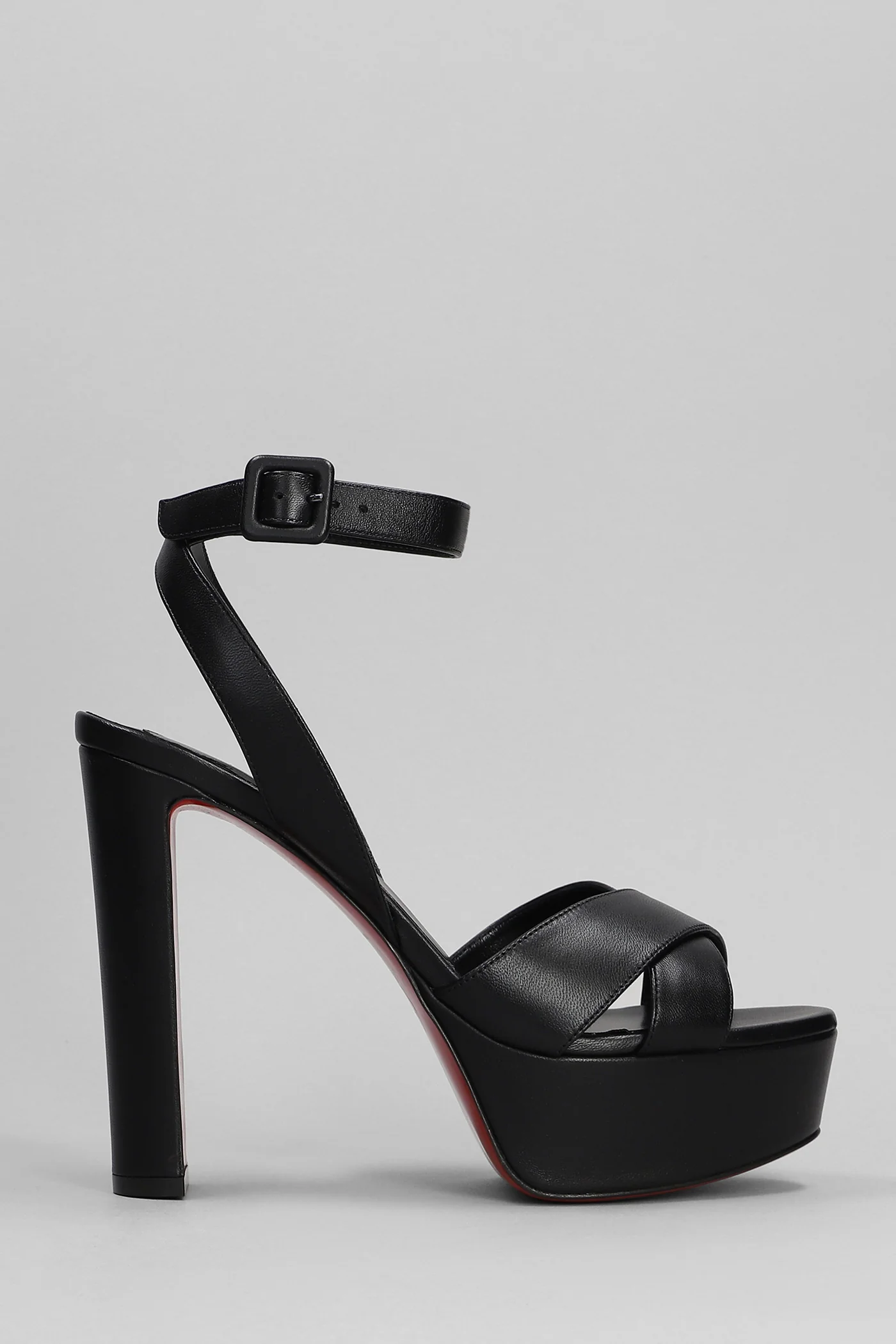 Supramariza 130 Sandals in black leather