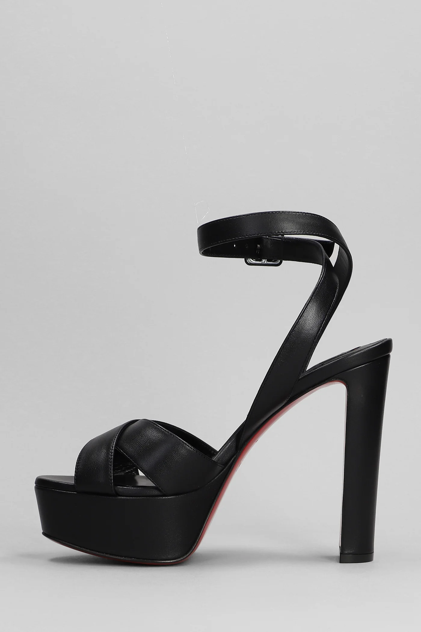 Supramariza 130 Sandals in black leather - Image 3