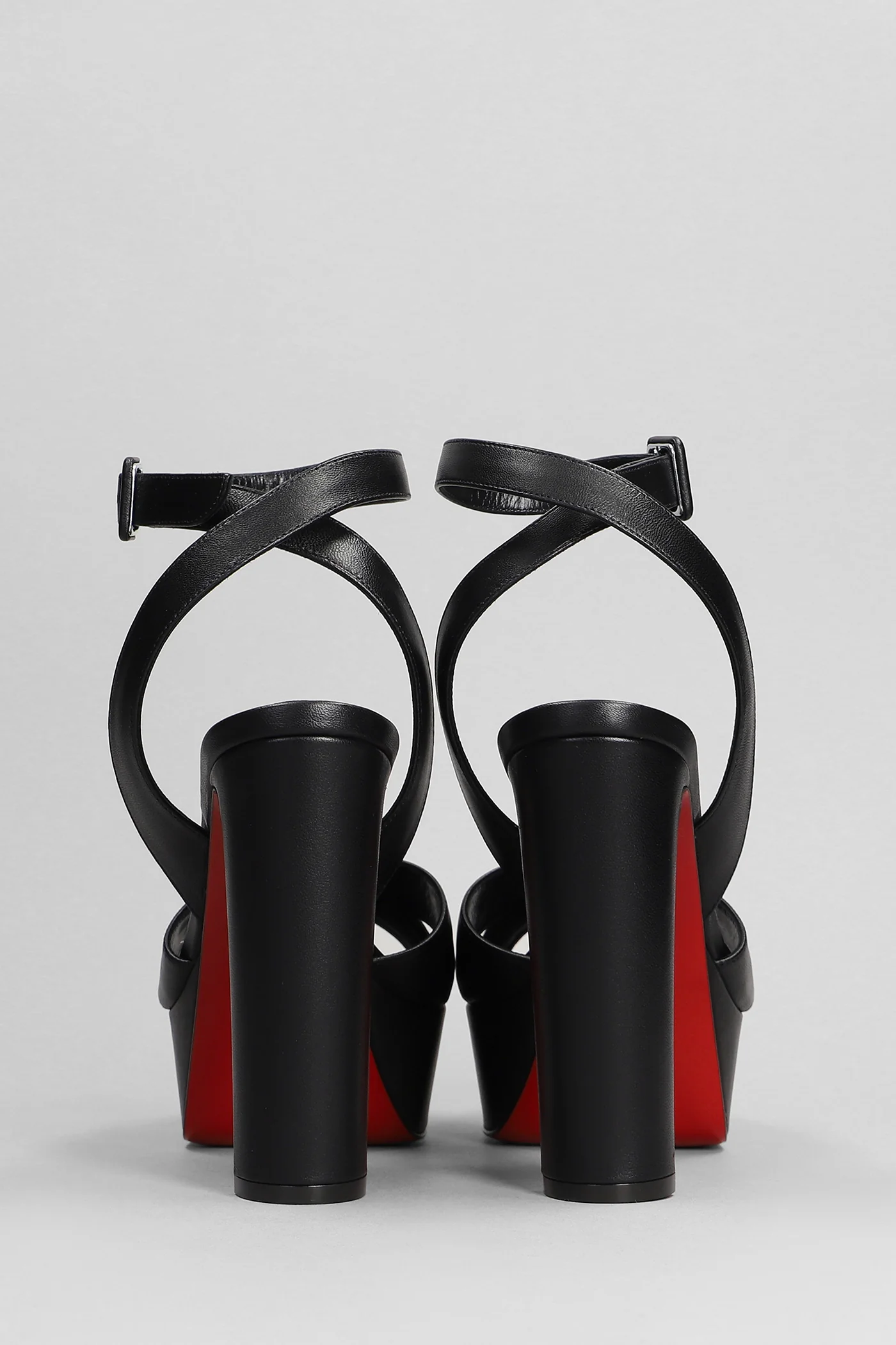 Supramariza 130 Sandals in black leather - Image 4