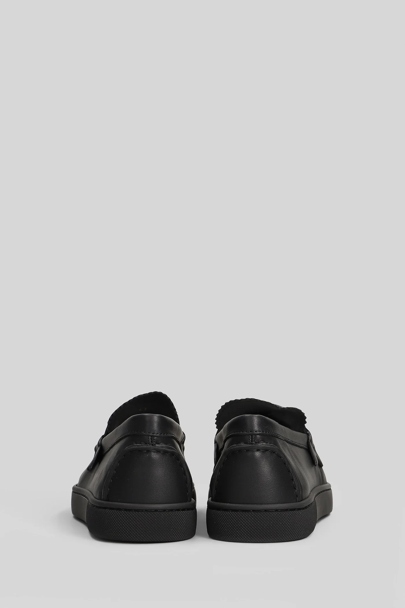 The harold I Sneakers in black leather - Image 4