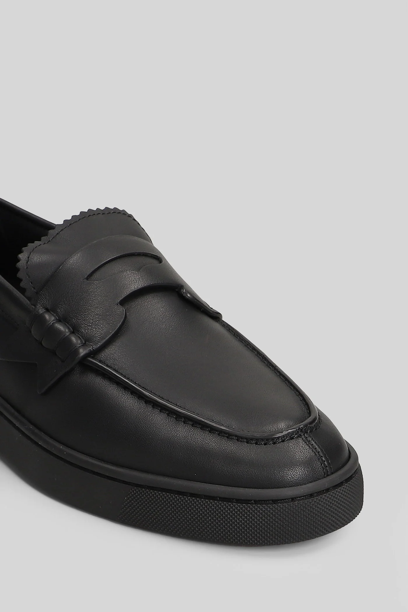 The harold I Sneakers in black leather - Image 5