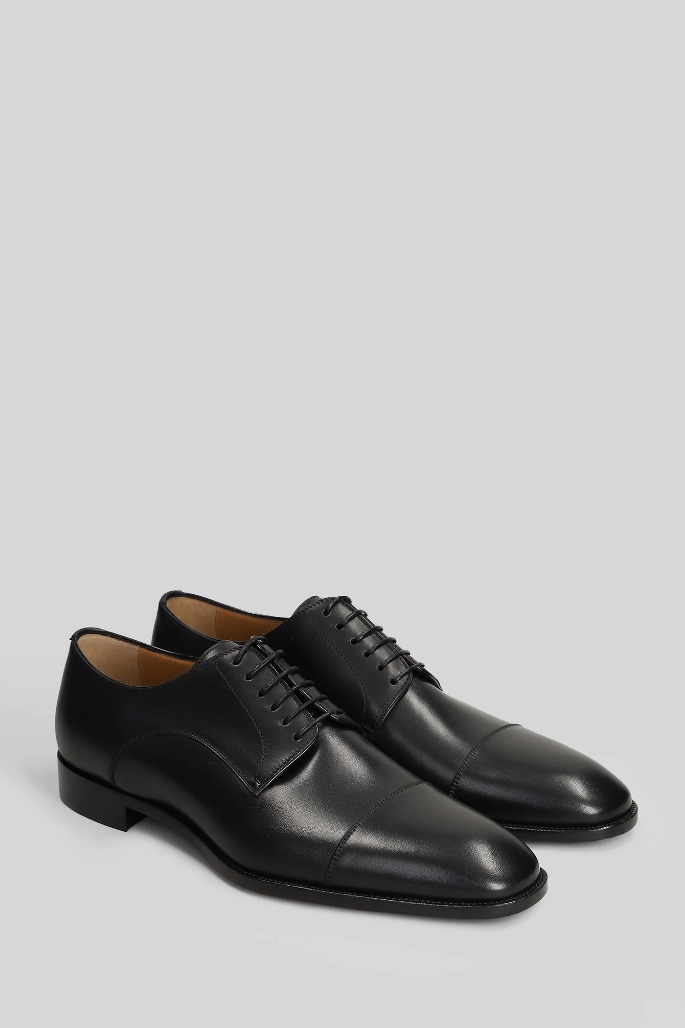 Top 5 Lace up shoes in black leather - Image 2