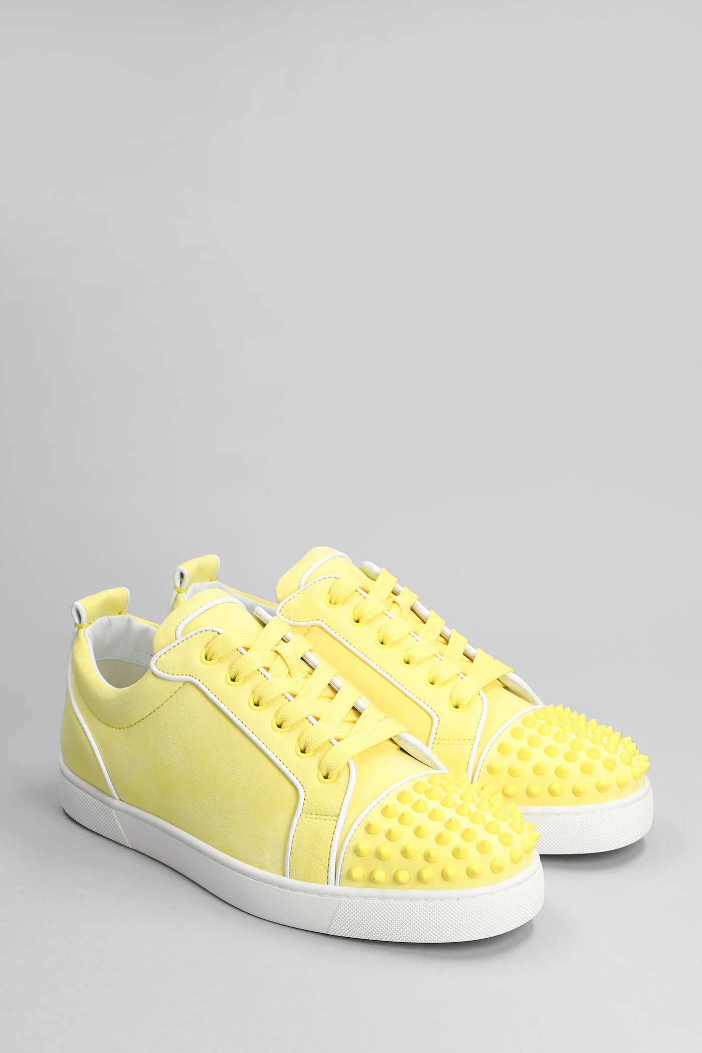 Varsi junior spikes Sneakers in yellow suede - Image 2