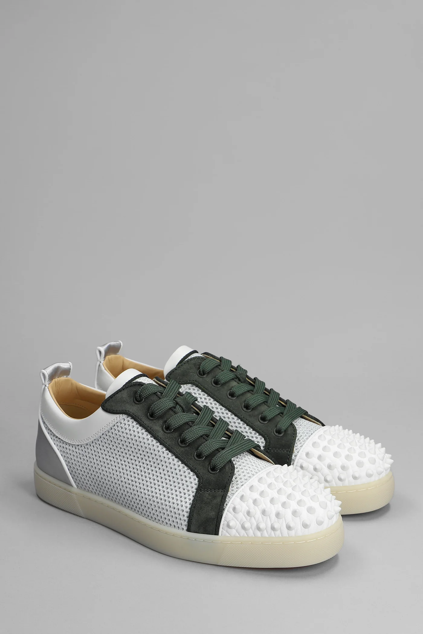Varsi juniorn spikes Sneakers in silver leather - Image 2