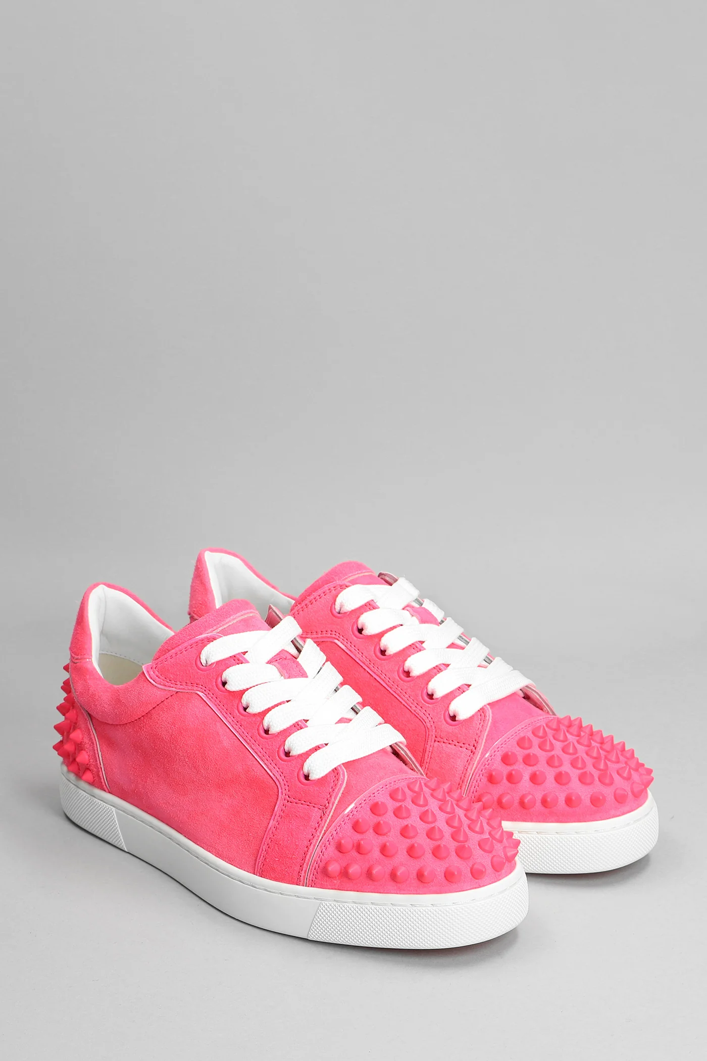 Viera 2 flat Sneakers in fuxia suede - Image 2