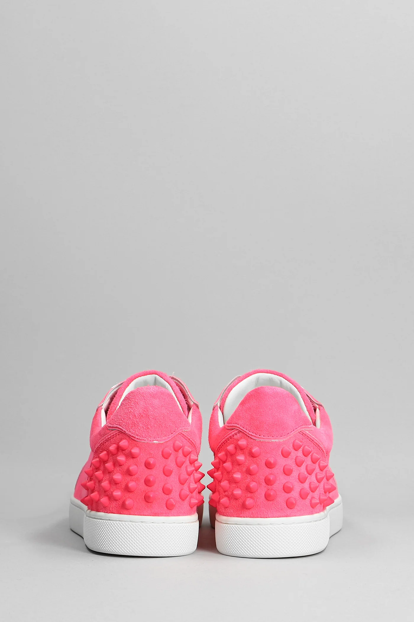 Viera 2 flat Sneakers in fuxia suede - Image 4