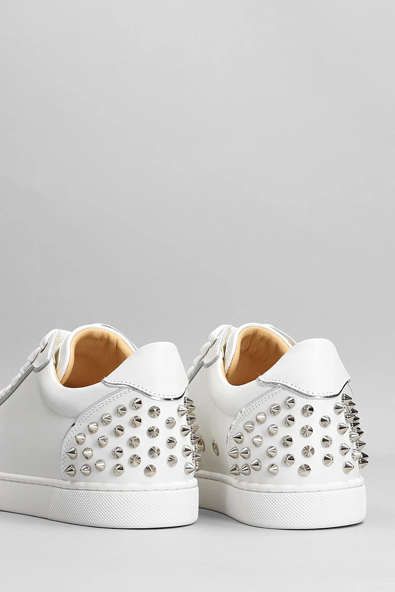 Viera 2 flat Sneakers in white leather - Image 4