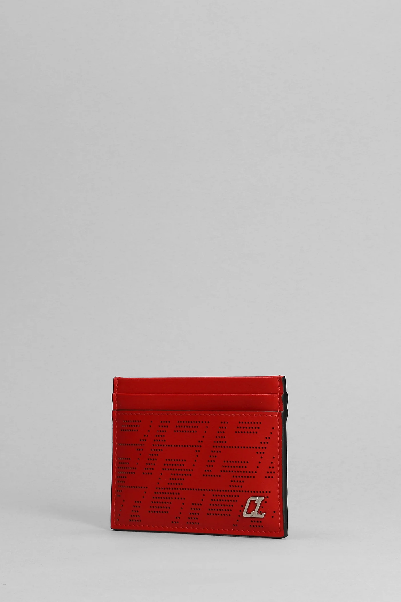 Wallet in red leather