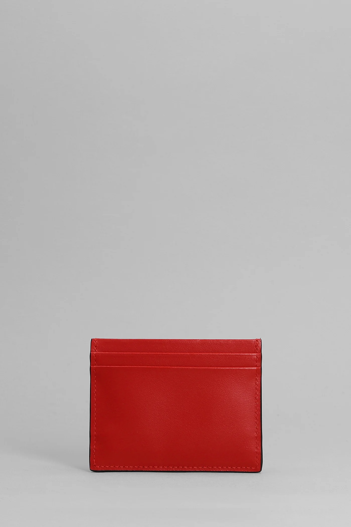 Wallet in red leather - Image 2