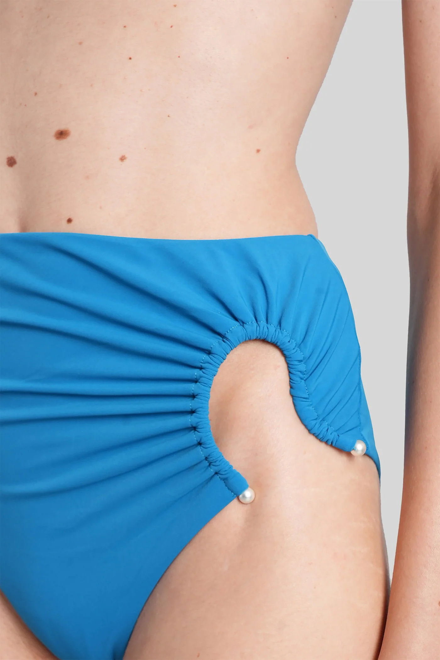 Beachwear in blue polyamide - Image 4