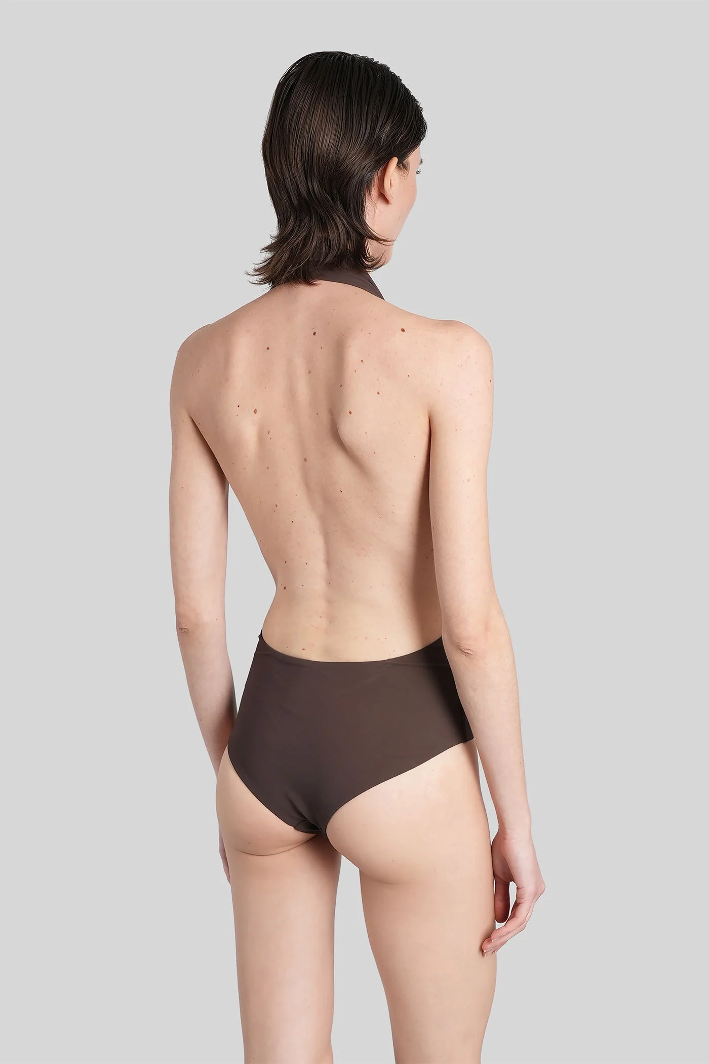 Beachwear in brown polyamide - Image 6