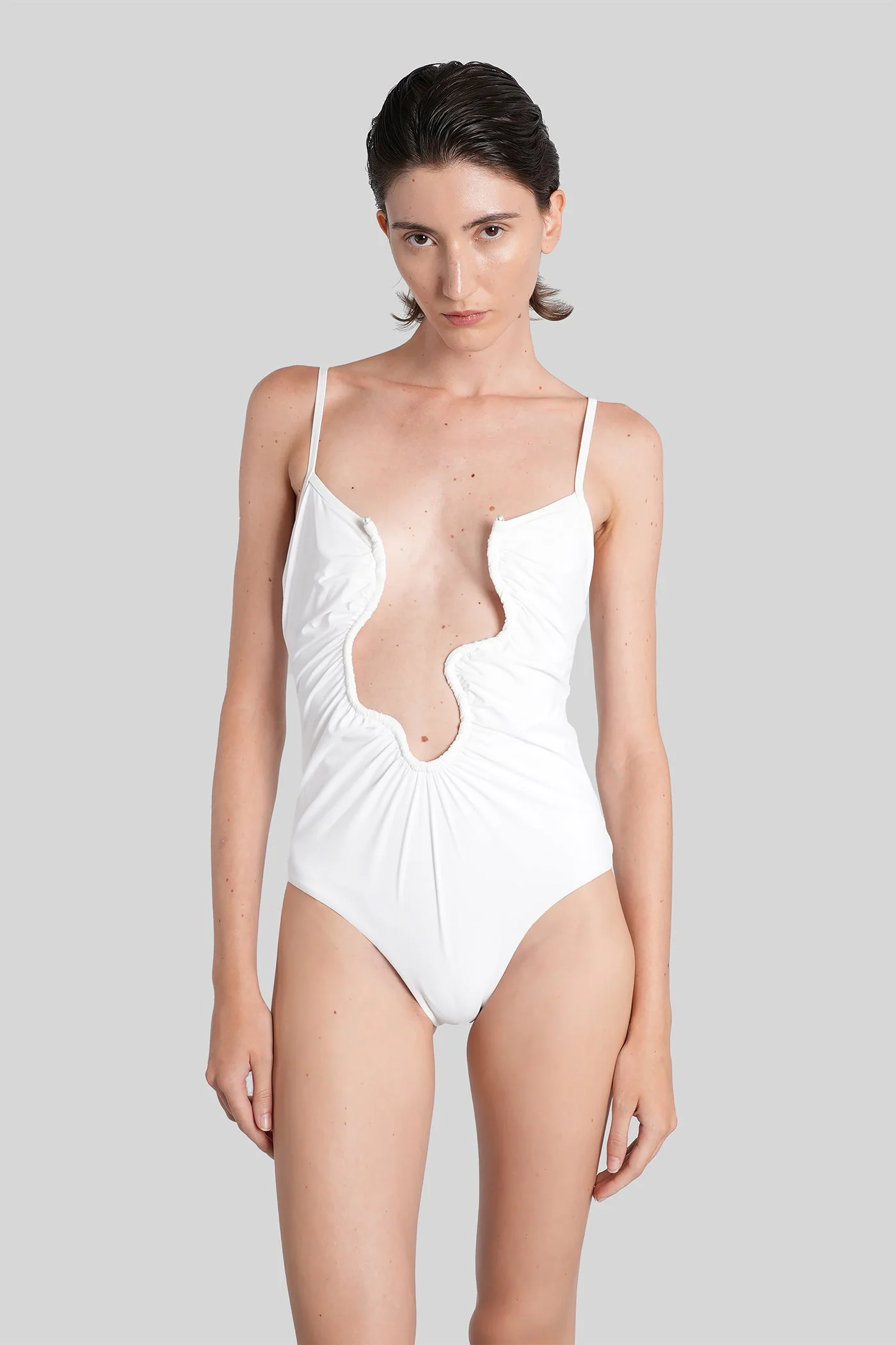 Beachwear in white polyamide