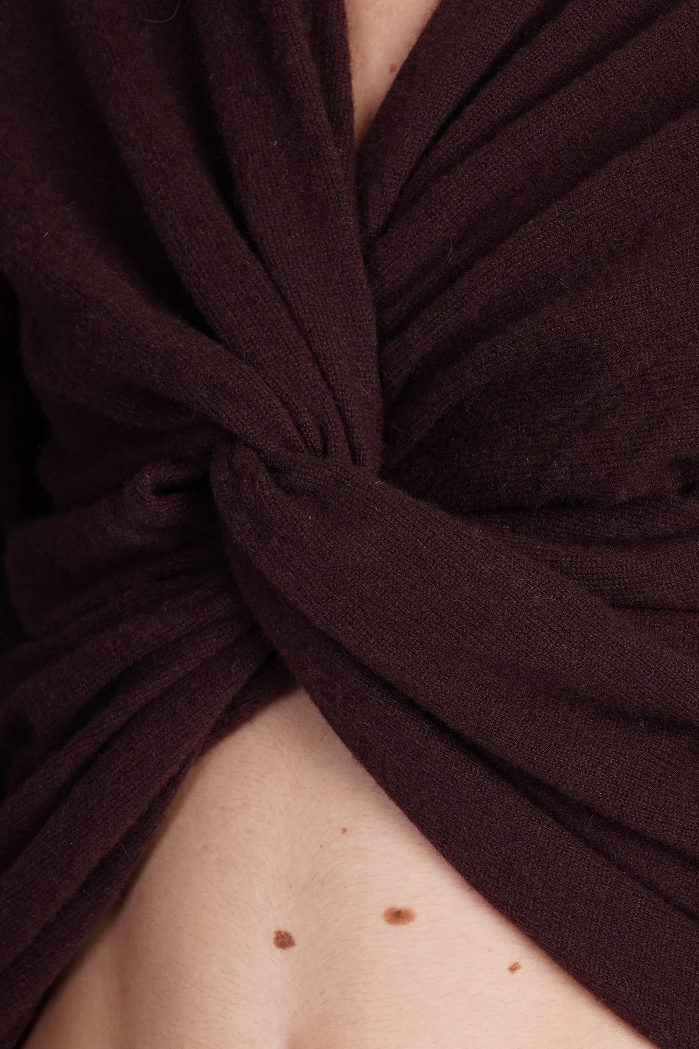 Knitwear in bordeaux cashmere - Image 5