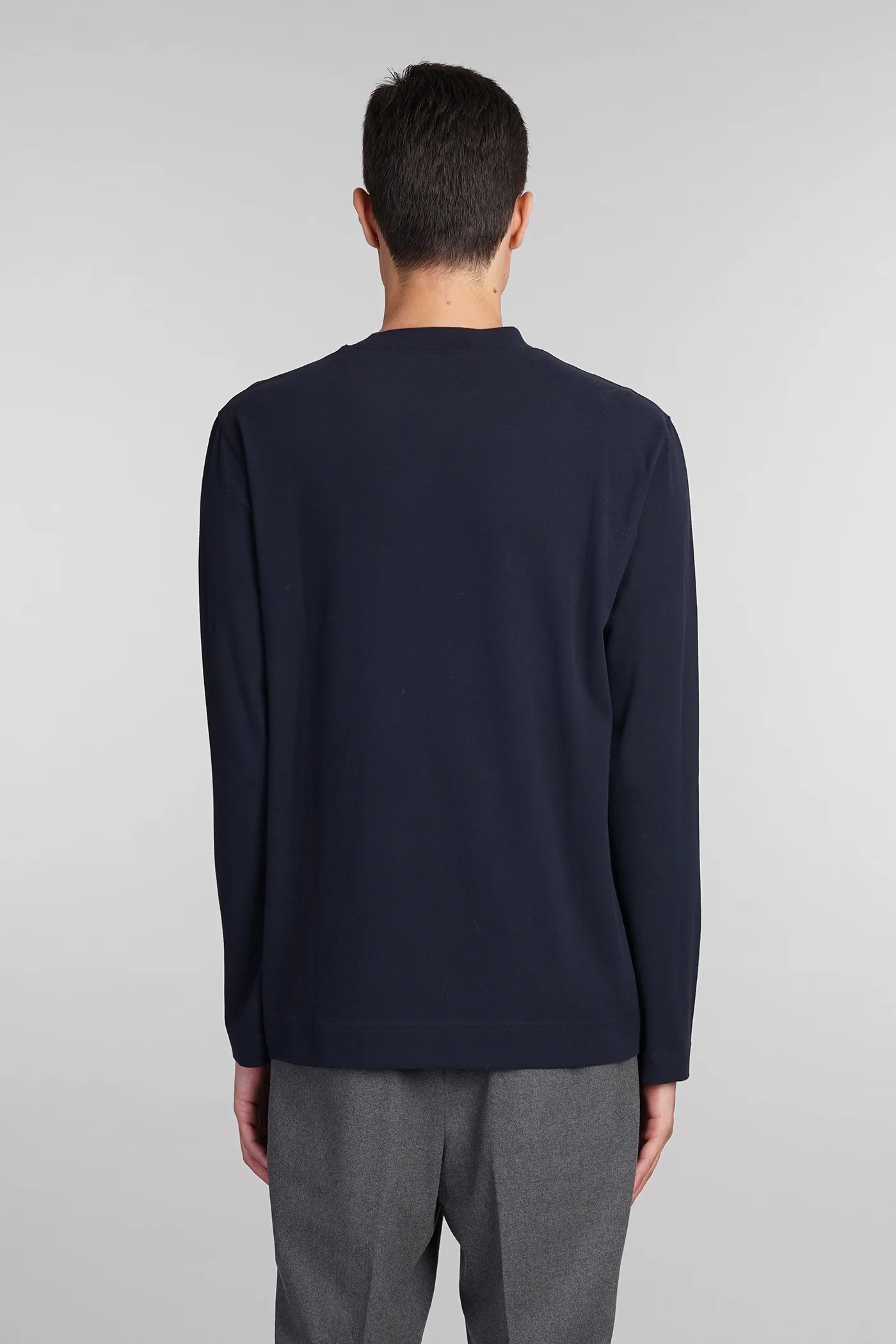 T-Shirt in blue cotton - Image 3
