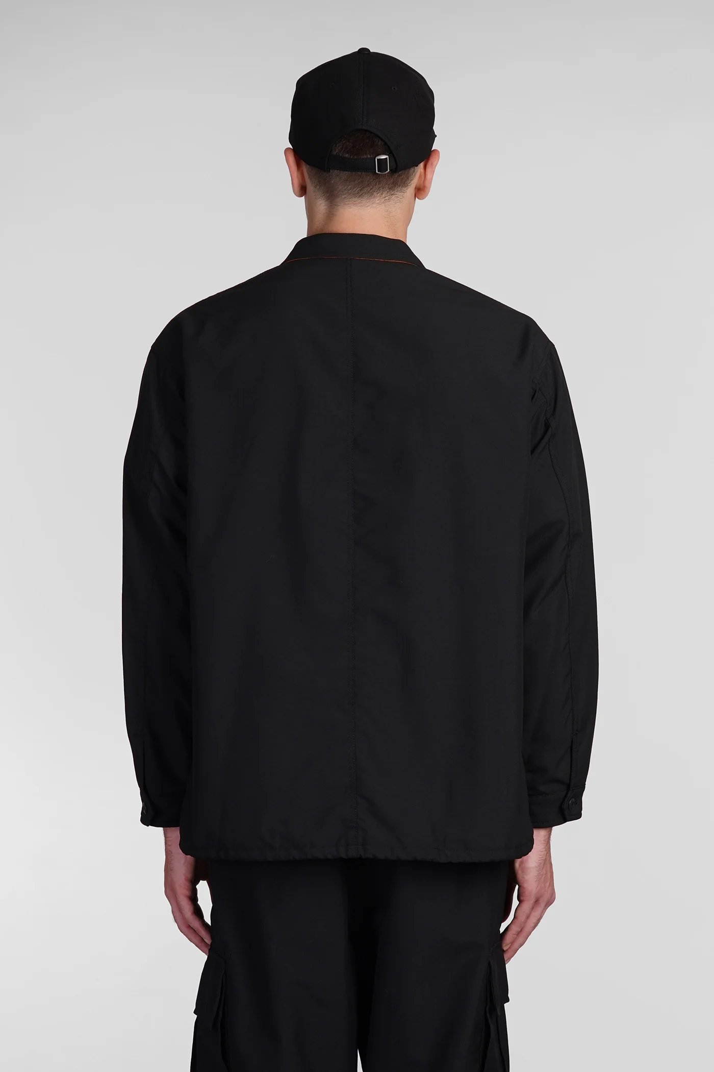 Blazer in black polyester - Image 3