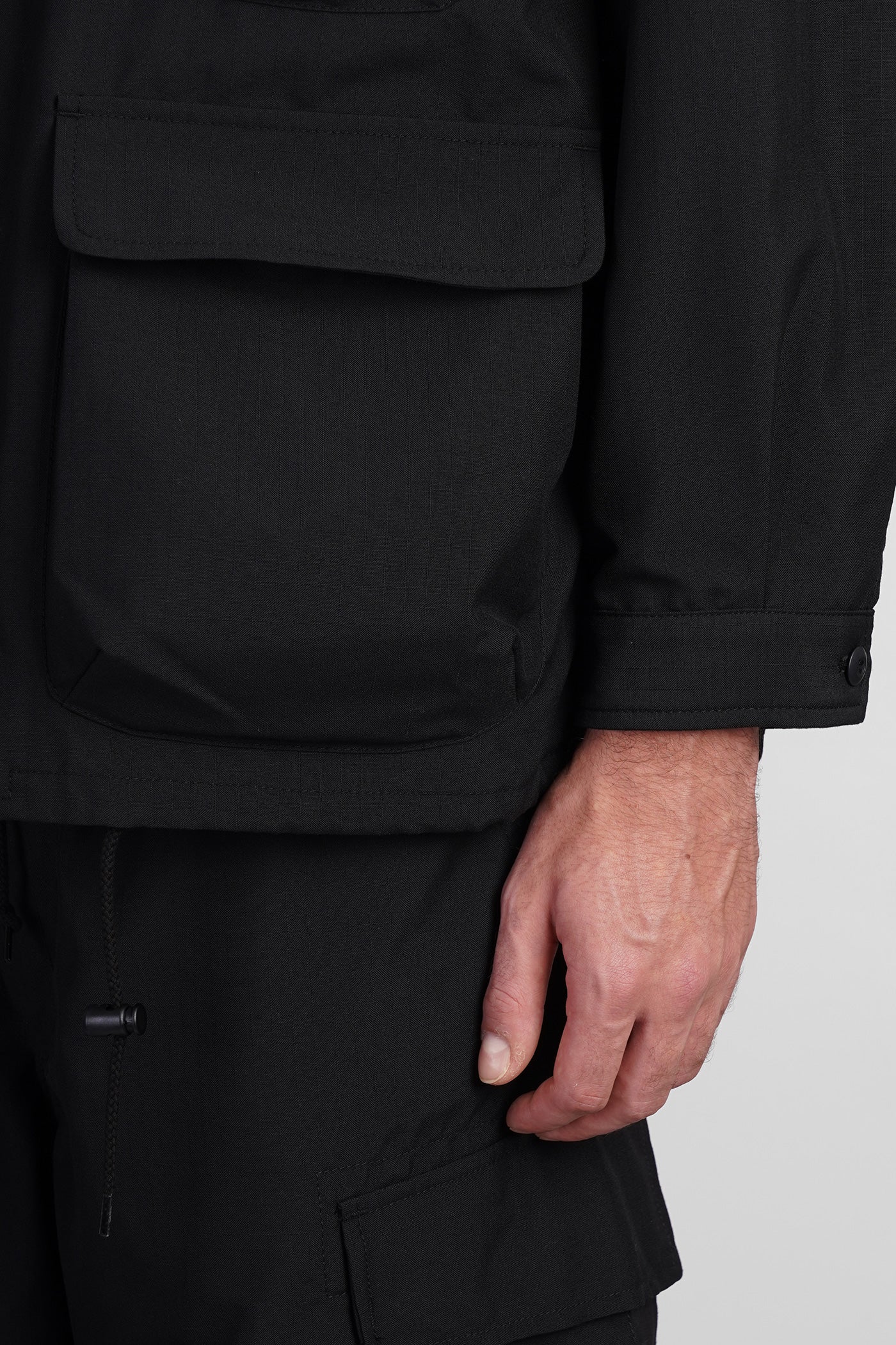 Blazer in black polyester - Image 5