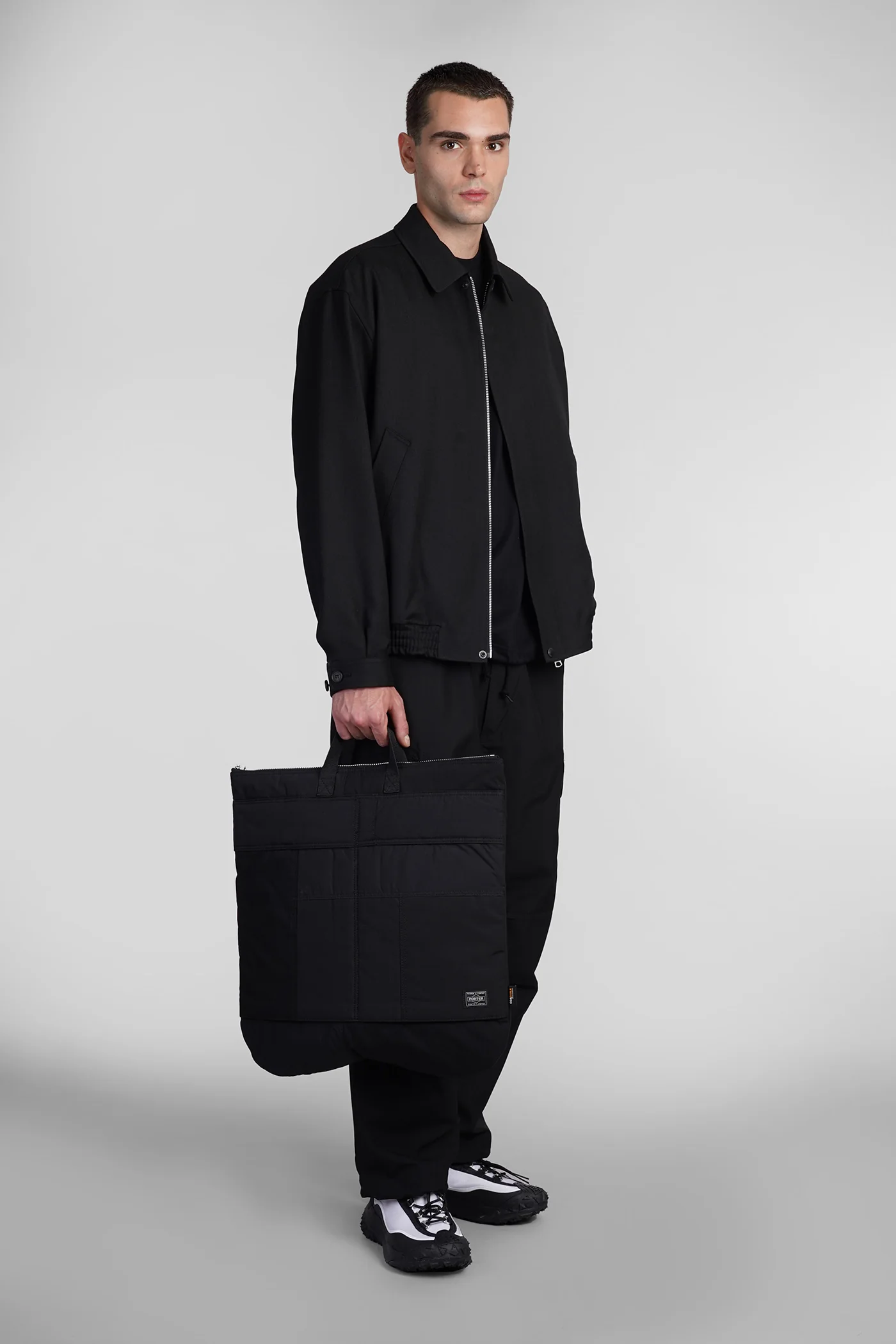 Casual jacket in black wool - Image 2