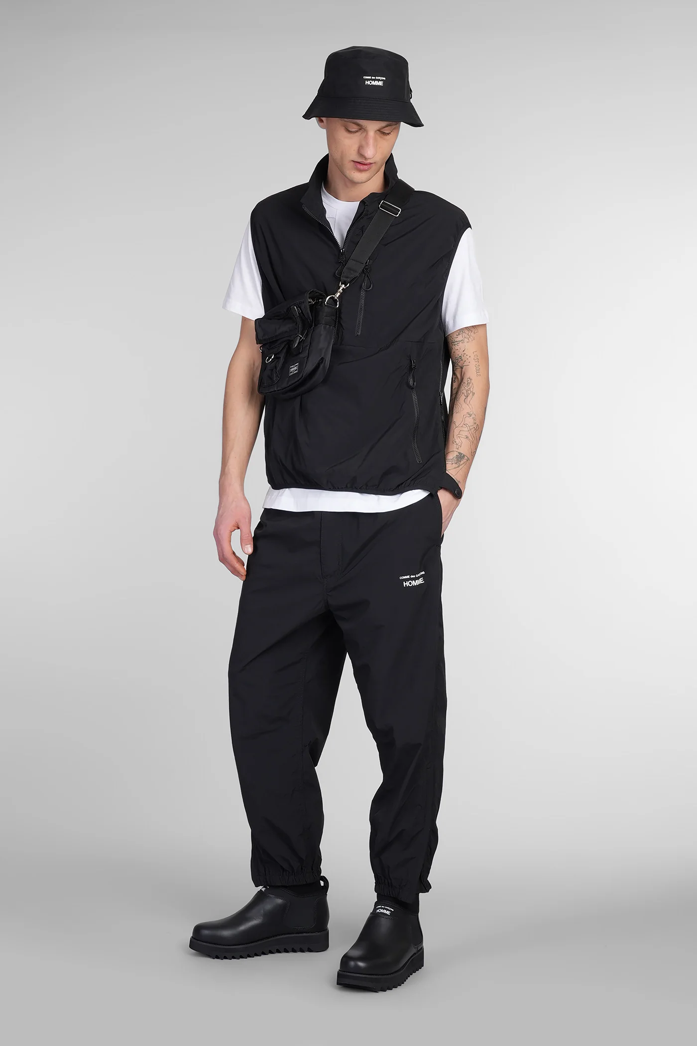 Pants in black nylon - Image 2