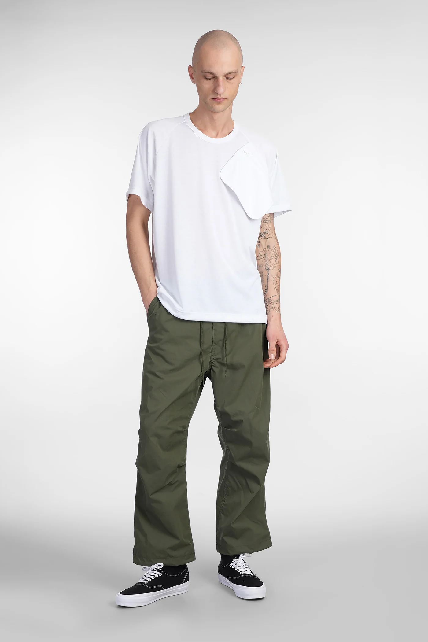 Pants in green cotton - Image 2