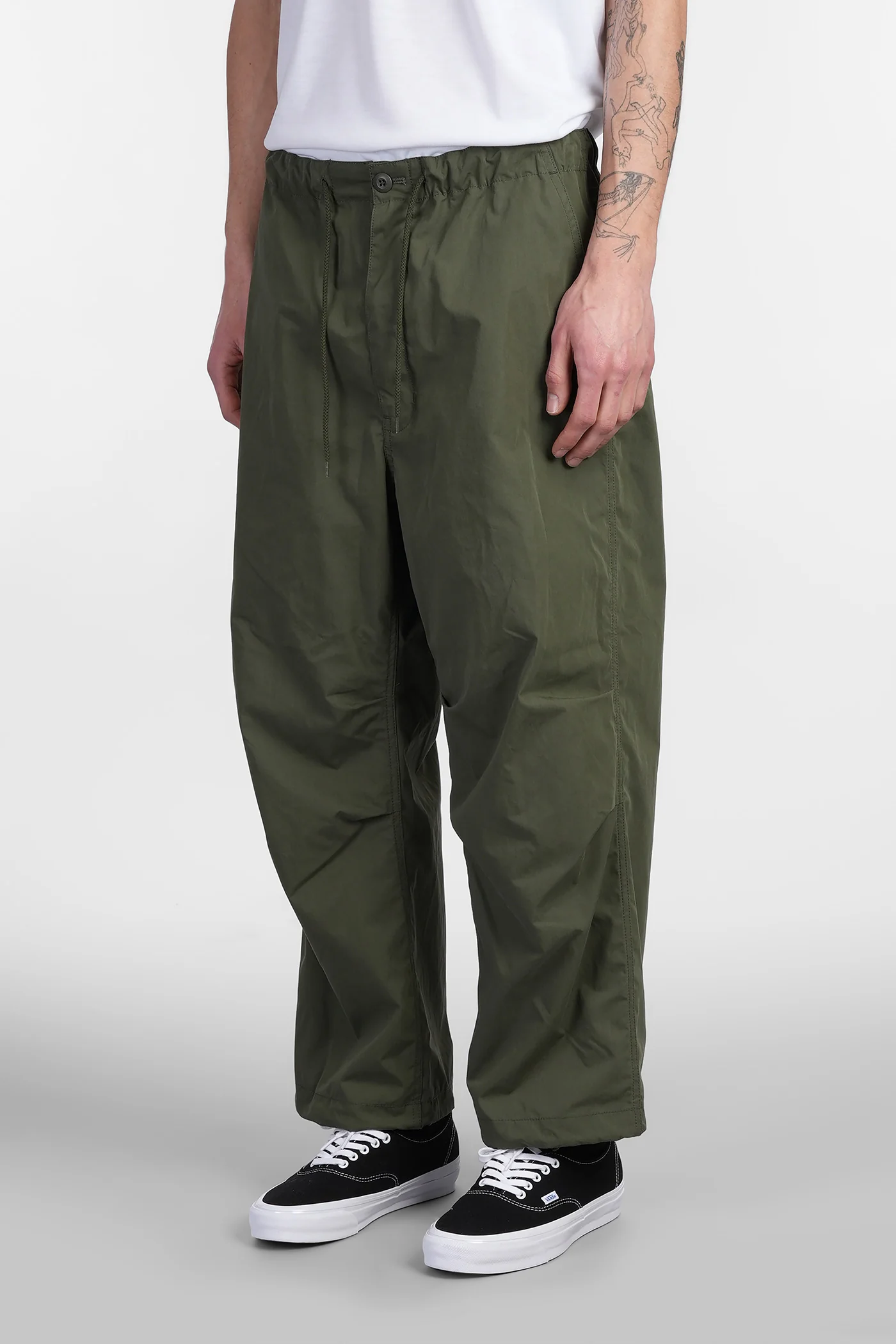 Pants in green cotton - Image 4