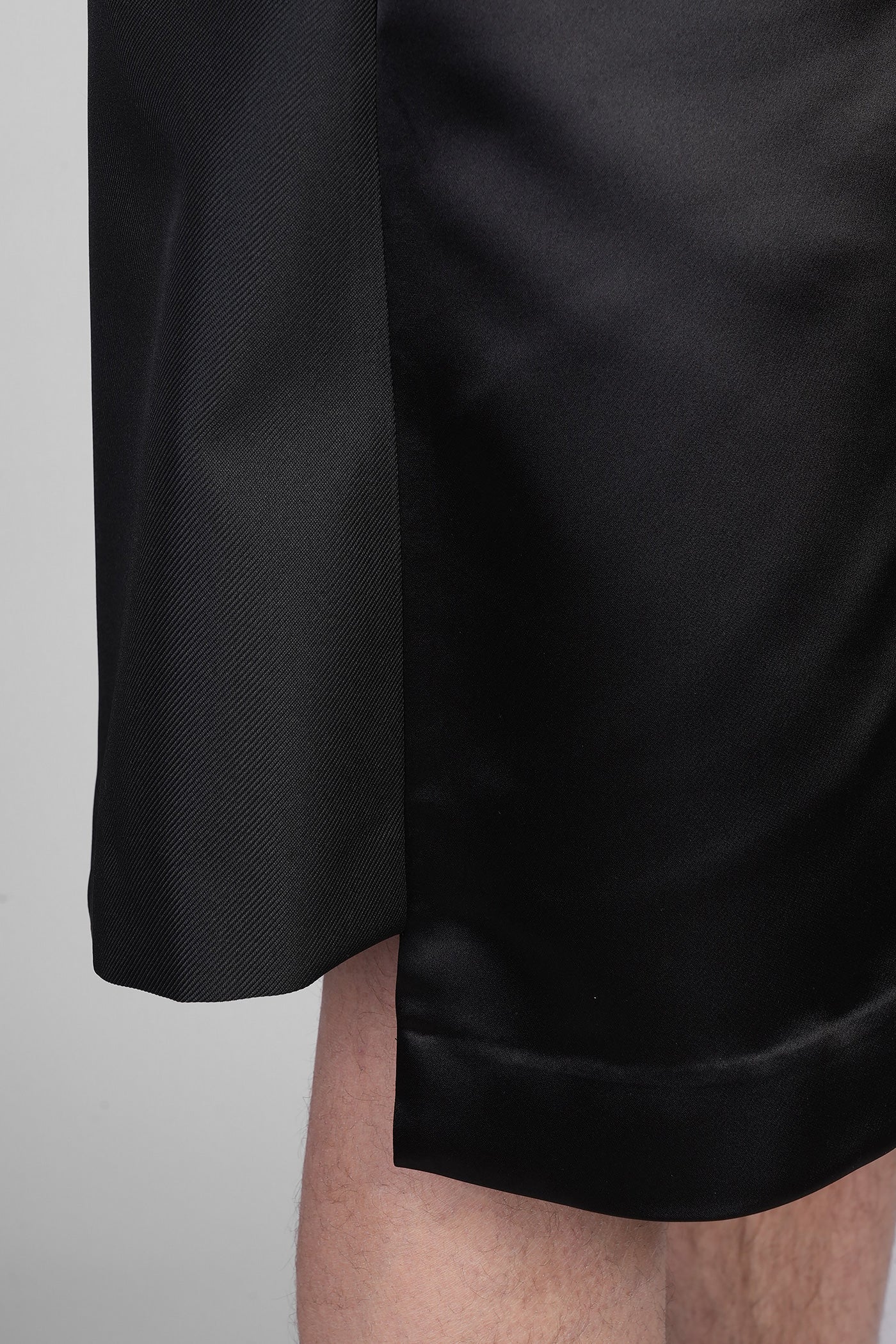 Shorts in black polyester - Image 5