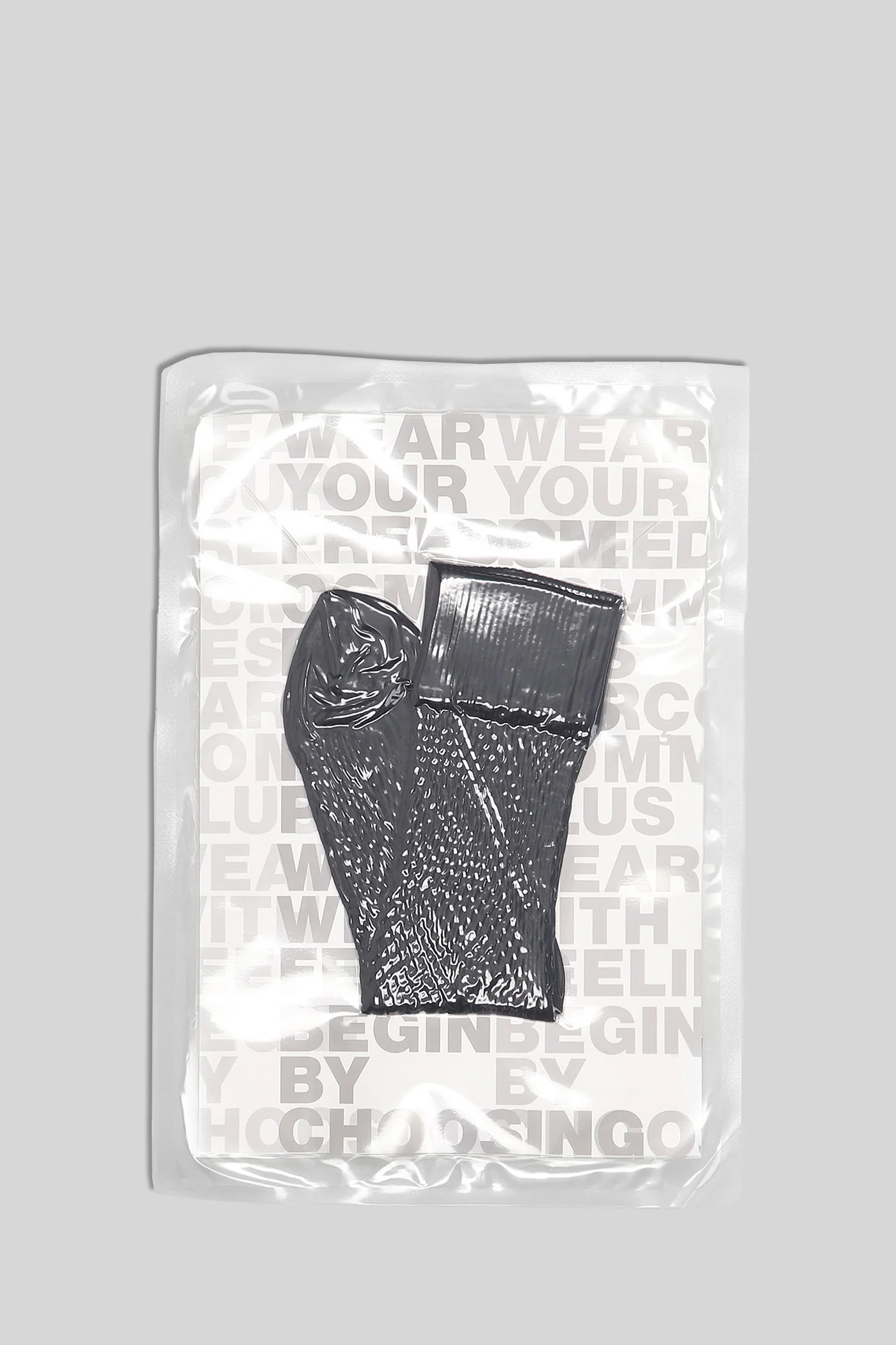 Socks in black nylon